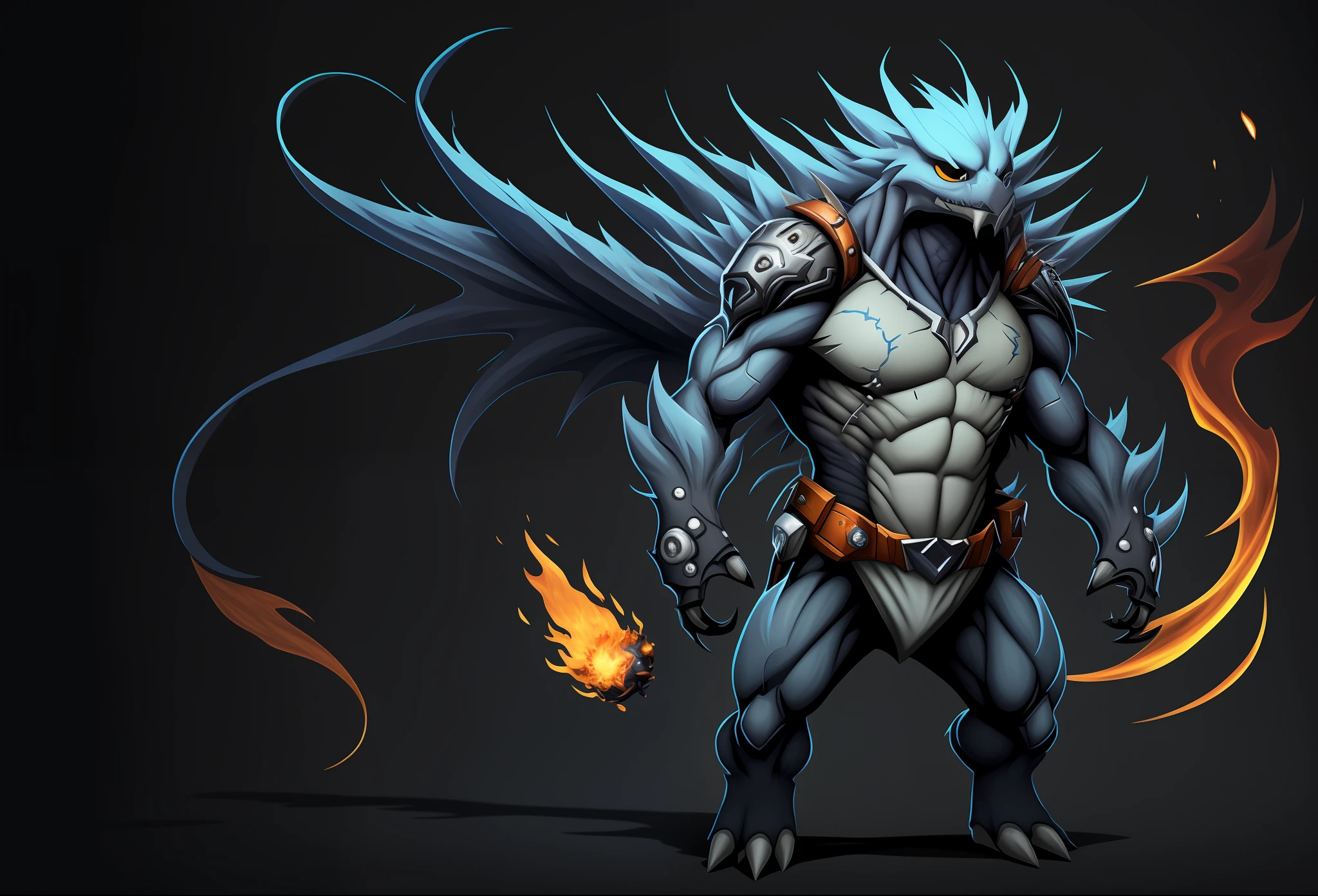 A Digimon of Fire. Masterpiece