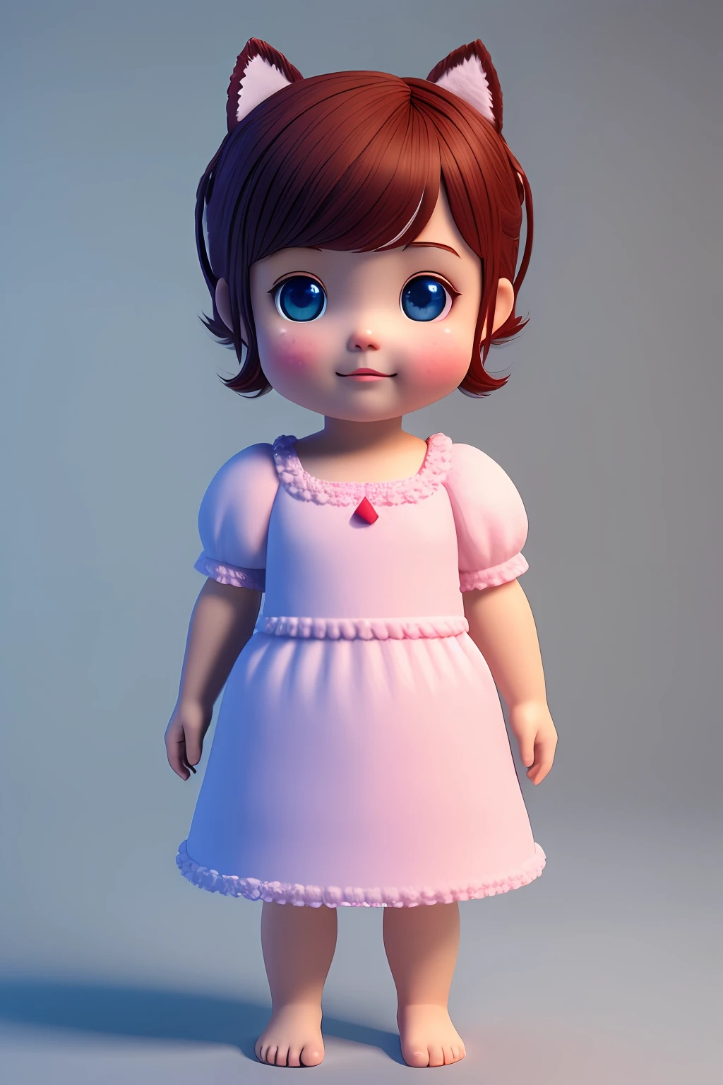 Tiny and cute 37 year old woman, standing character, soft and soft lighting, soft pastel colors, young scottie, 3D blender rendering, polycount, modular constructivism, pop surrealism, rendering https://i.postimg.cc/hGpnPM73/Screenshot-20230602-170336.png