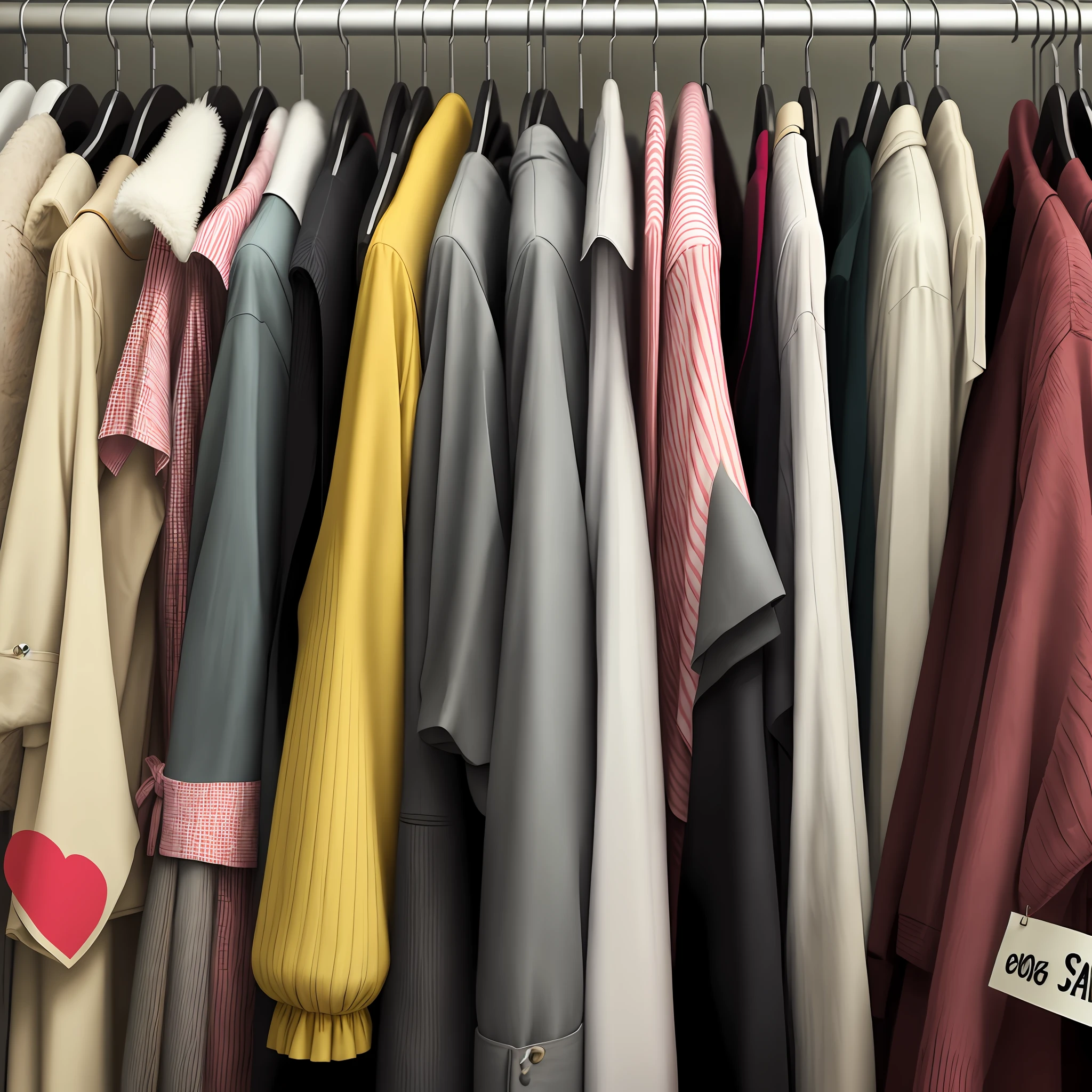 Clothing sale poster