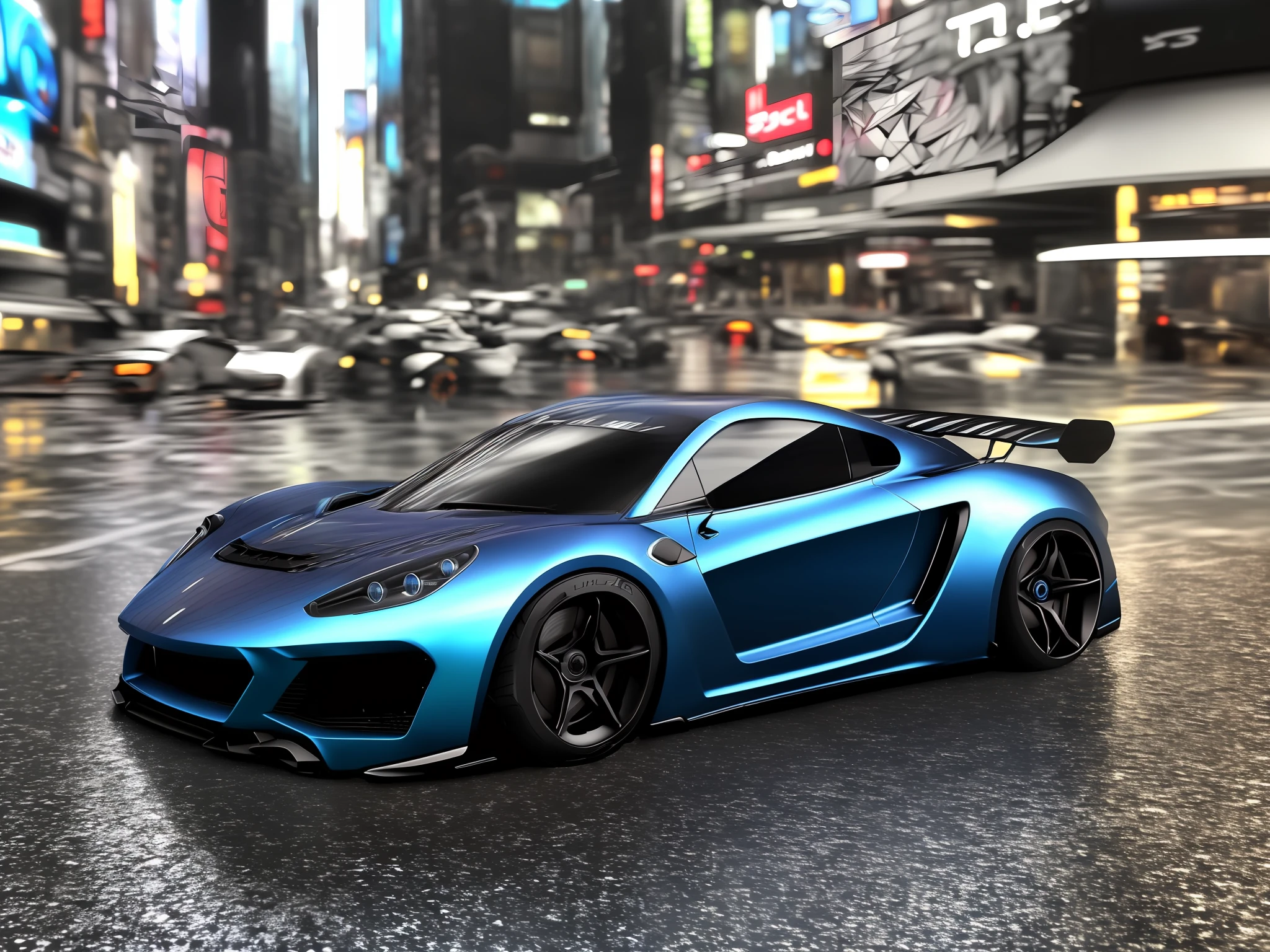 sport car,tuned, motion, (at night:2) (motion blur:1. 3), movie action scene, (Need for Speed:1. 1), wet reflection, racing game, (cityscape in background:1. 5), (detailed stunning environment:1.5), moody dark atmosphere, neon underground aesthetics, (sci-fi), cyberpunk, blade runner, cinematic, cover art, (low front angle),intricate, (highly detailed:1.5), digital painting, digital art, artstation, concept art,(color contrast:1. 1), (Wide lens:1.5),best quality masterpiece, (photorealistic:1.5), sharp focus, 8k, HDR, shallow depth of field, broad light, high contrast, light sparkles, chromatic, sharp focus,transparent,(clear photo:1.5)