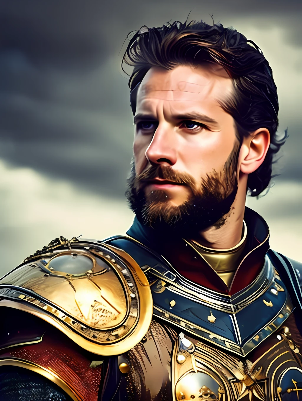 A very rustic handsome and attractive middle age man, full focus, tiltshift, ethereal, cinematic, shimmering lights, vikings, god, mythological king, grotesque, fierce, tumblr contest winner, hurufiyya, renaissance painting, very strong and masculine, movie still, cinematic lighting. photograph, detailed symmetric realistic face, extremely detailed natural texture, peach fuzz, long hair, masterpiece, absurdres, nikon d850 film stock photograph, kodak portra 400 camera f1.6 lens, extremely detailed, amazing, fine detail, hyper realistic lifelike texture, dramatic lighting, unrealengine, trending on artstation, cinestill 800 tungsten, looking at the viewer, photo realistic, RAW photo, TanvirTamim, high quality, highres, sharp focus, extremely detailed, cinematic lighting, 8k uhd,-imagine-