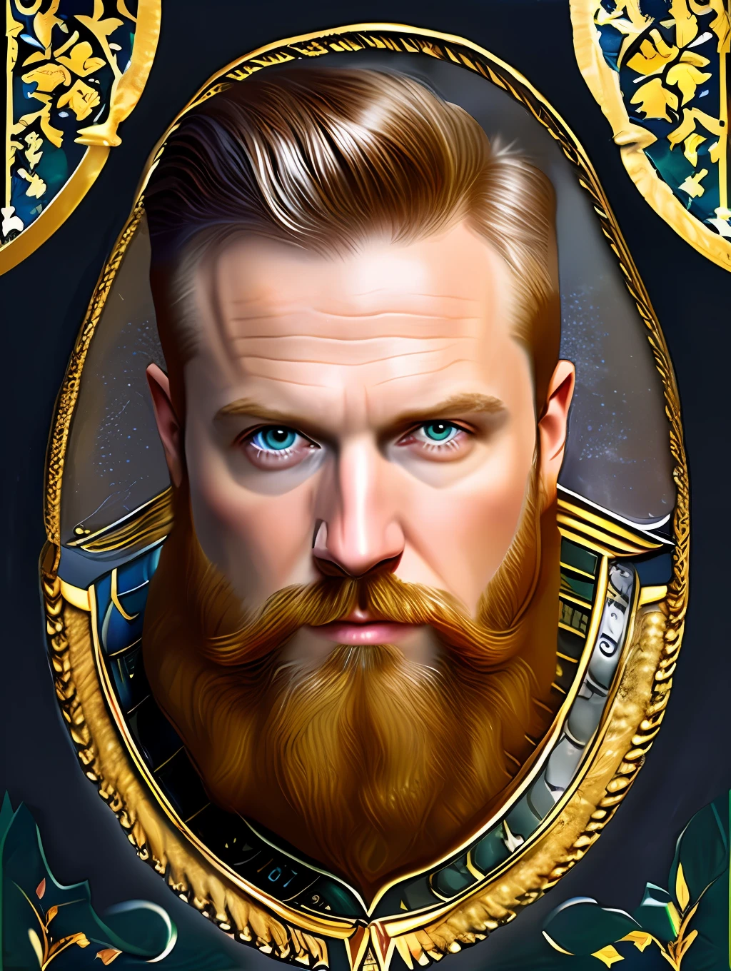 A very rustic handsome and attractive middle age man, full focus, tiltshift, ethereal, cinematic, shimmering lights, vikings, god, mythological king, grotesque, fierce, tumblr contest winner, hurufiyya, renaissance painting, very strong and masculine, movie still, cinematic lighting. photograph, detailed symmetric realistic face, extremely detailed natural texture, peach fuzz, long hair, masterpiece, absurdres, nikon d850 film stock photograph, kodak portra 400 camera f1.6 lens, extremely detailed, amazing, fine detail, hyper realistic lifelike texture, dramatic lighting, unrealengine, trending on artstation, cinestill 800 tungsten, looking at the viewer, photo realistic, RAW photo, TanvirTamim, high quality, highres, sharp focus, extremely detailed, cinematic lighting, 8k uhd,-imagine-