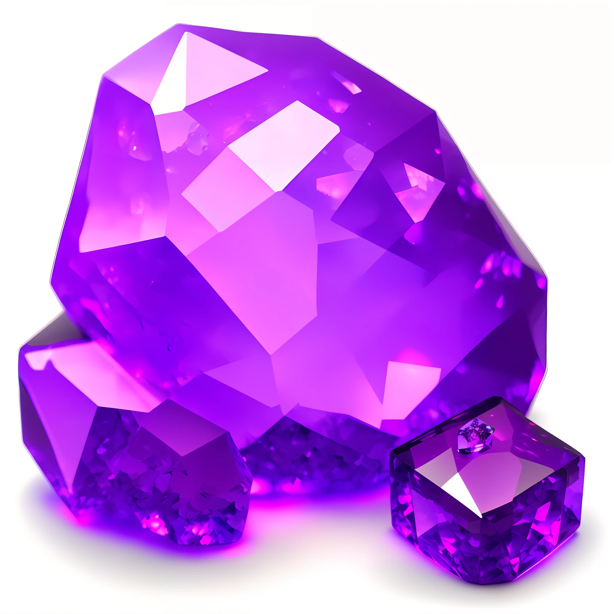 Transparent amethyst, normal map, purple glowing core in armor, glowing crystal on rock, heavy JPEG artifact, stylized effect blessed by BSSRDF material, made of liquid purple metal, unique purple, crystal transparent, crystal rock brilliant and colorful, diacezine purple, heavy JPEG artifact blur, (jitter).