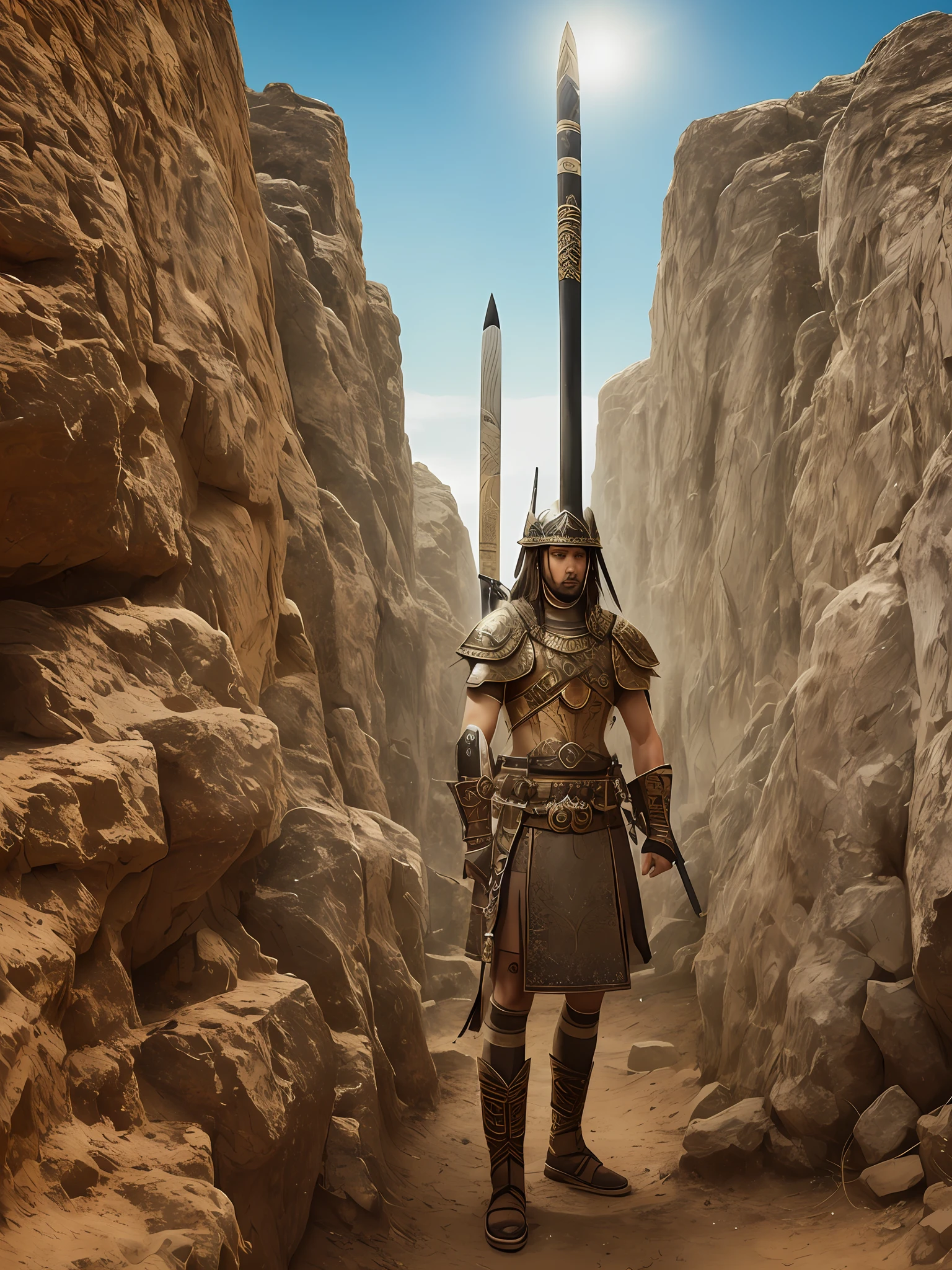 5 images of ancient warriors
