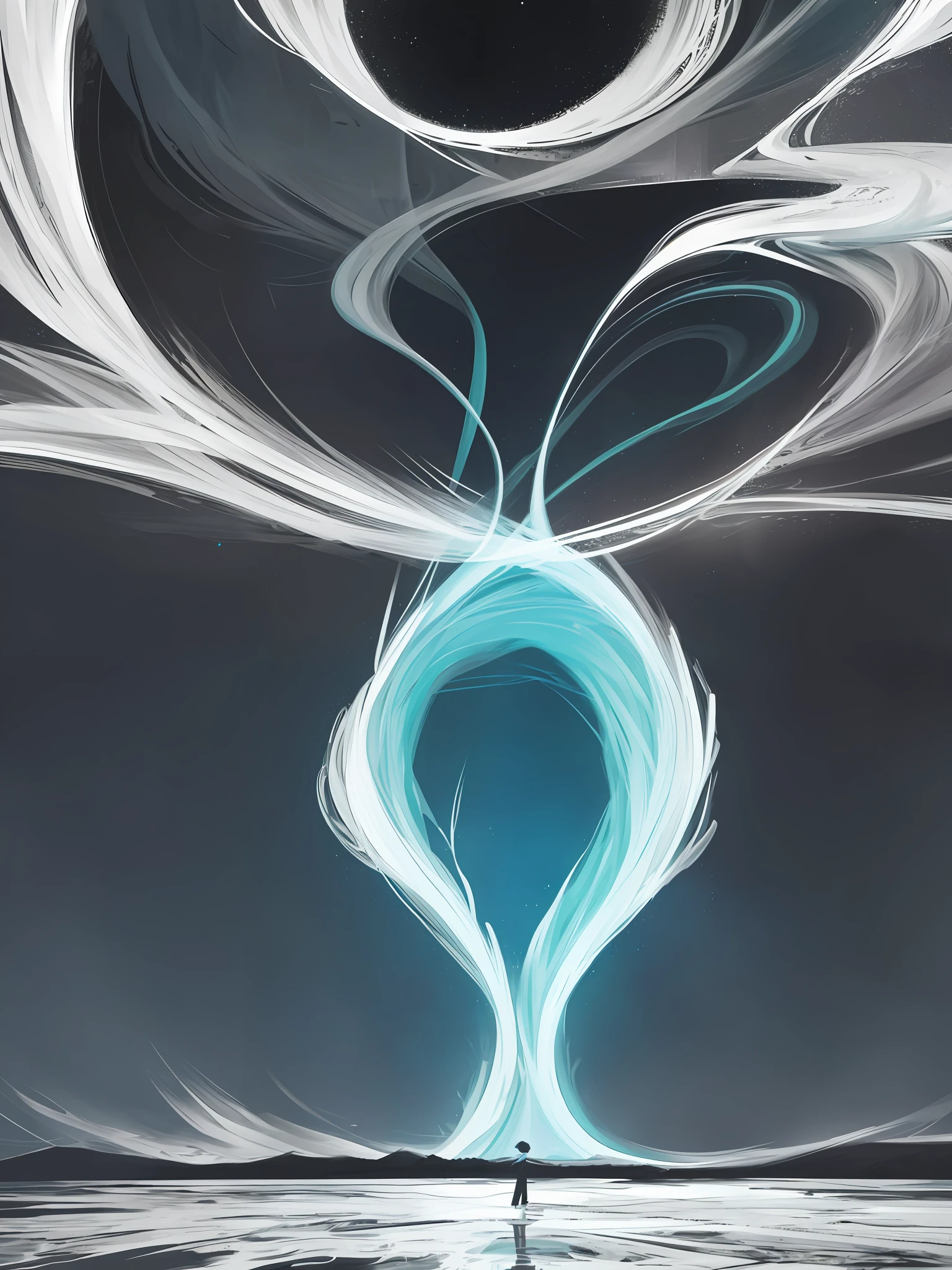 abstract illustration of depression, rejected,loneliness, anxieties,4k, color variations