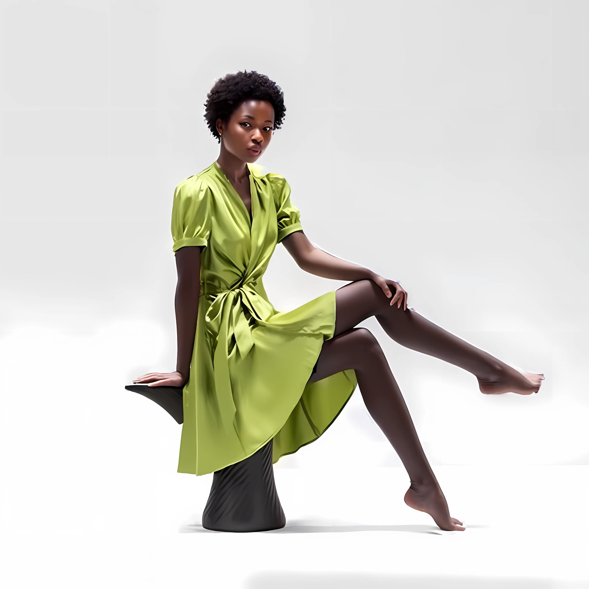 A beautiful African woman, masterpiece, highest quality, authentic, photography