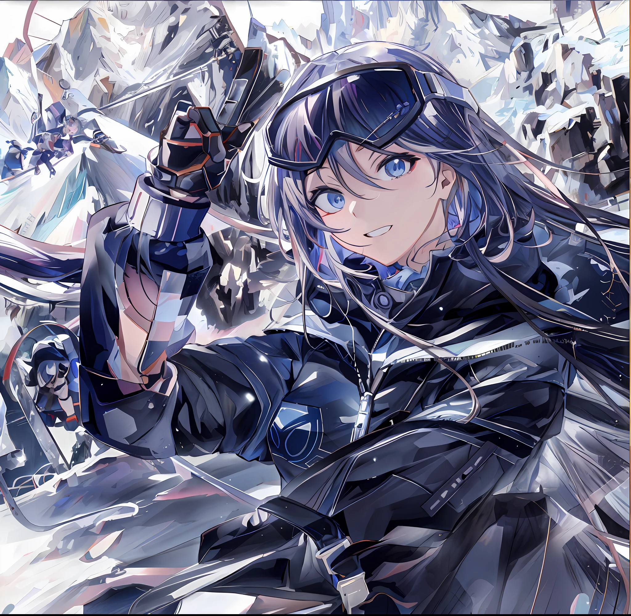 anime girl with skis and goggles on a snowy mountain, 4 k manga wallpaper, official anime artwork, anime style 4 k, detailed key anime art, anime art wallpaper 8 k, anime wallpaper 4 k, anime wallpaper 4k, anime art wallpaper 4k, anime art wallpaper 4 k, 4k anime wallpaper, best anime 4k konachan wallpaper