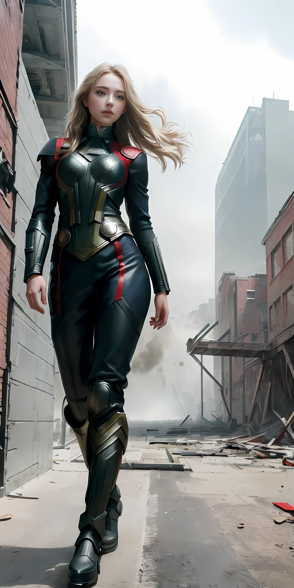 (1girl:1.3), solo, (((extremely detailed face))),(((extremely detailed eyes and face))),beautiful detailed eyes,body-parts__, official art, unified 8k wallpaper, super detailed, beautiful and aesthetic, beautiful, masterpiece, best quality, raw, masterpiece, super fine photo, best quality, super high resolution, photorealistic realism, sunlight, full body portrait, amazing beauty,, dynamic pose, delicate face, vibrant eyes, (from the front), she is wearing a Thor suit, red and black color scheme, thor, very detailed abandoned warehouse background, Detailed face, detailed complex busy background, messy, gorgeous, milky white, highly detailed skin, realistic skin details, visible pores, sharp focus, volumetric fog, 8k uhd, DSLR, high quality, film grain, fair skin, photo realism, lomography, huge metropolis in future dystopia, seen from below, translucent