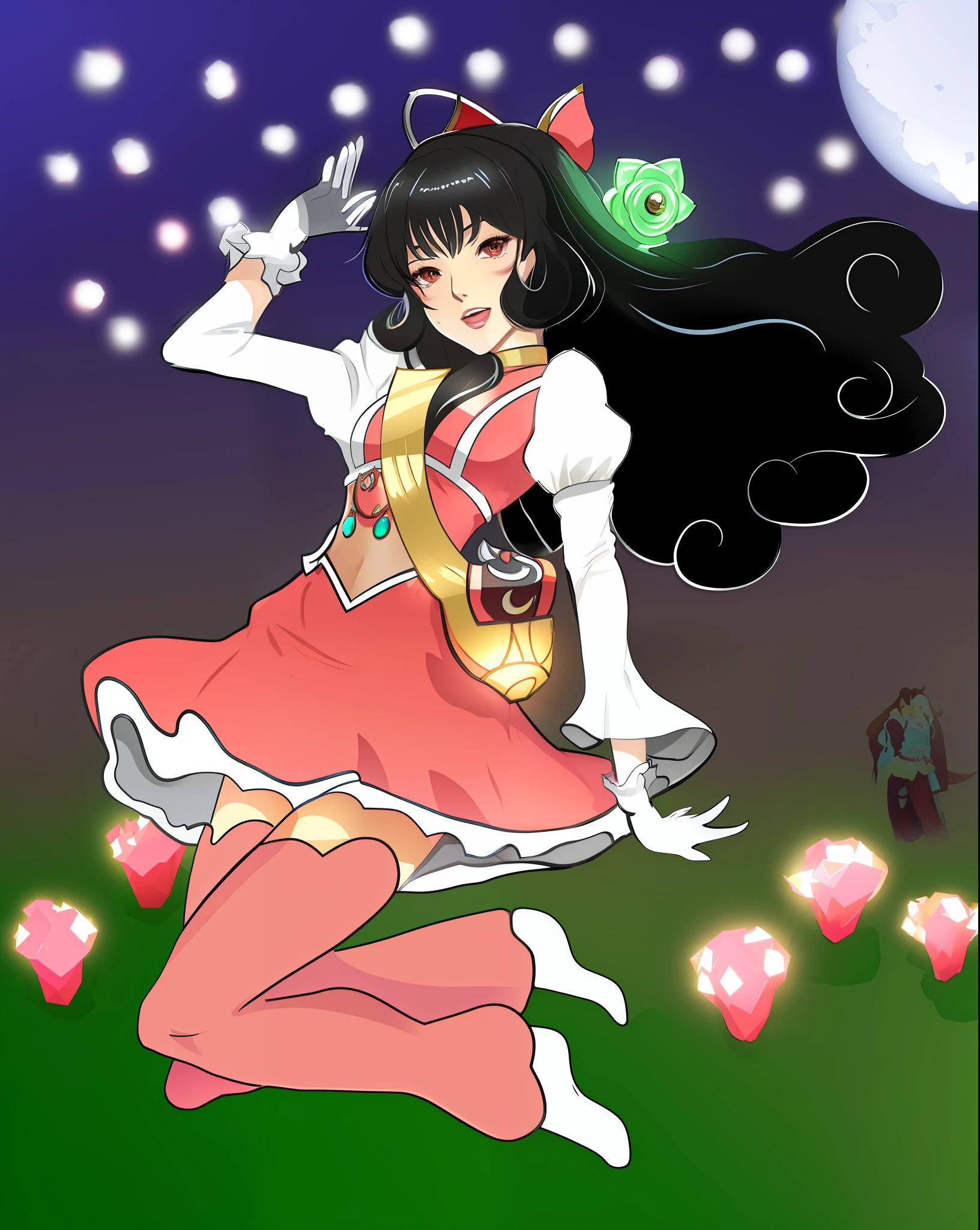 A close-up of a woman in a red dress with long hair, beautiful and attractive anime woman,((a beautiful fantasy empress)), seductive anime girl, beautiful anime woman, glamorous Tifa lockheart, beautiful avatar images, Mai shiranui, lady in red armor, Tifa, (lingerie: 1.2), photoreal, upon_body, tyndall effect, photorealistic, dark studio, edge lighting, two-tone lighting, (high detail skin: 1.2), 8k UHD, DSLR, soft lighting, high quality, volumetric lighting, candida, photography, high resolution, 4k, 8k, Bokeh,