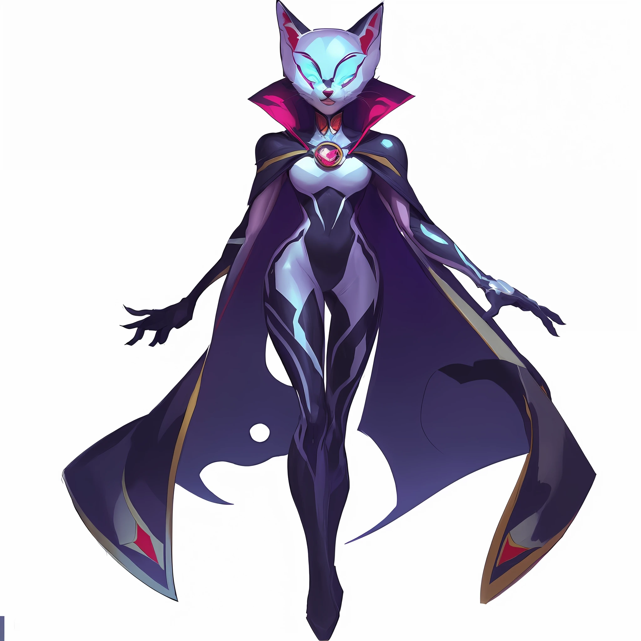 Close-up of a man in a cat head costume, 90s comic book character design, Krentz Kusart and ArtGerm, beautiful full-body concept art, female magician, Stanley Tiger Liu, Batman's poison ivy, style Ivan Talavera and ArtGerm, comic book character design, inspired by Ryan Stegman, Black Fox Mage, standing painting, 8k, realism, best quality, masterpiece, high resolution, (8k, RAW photo, best quality, masterpiece: 1.2), (realism, Photo fidelity: 1.37), low saturation,