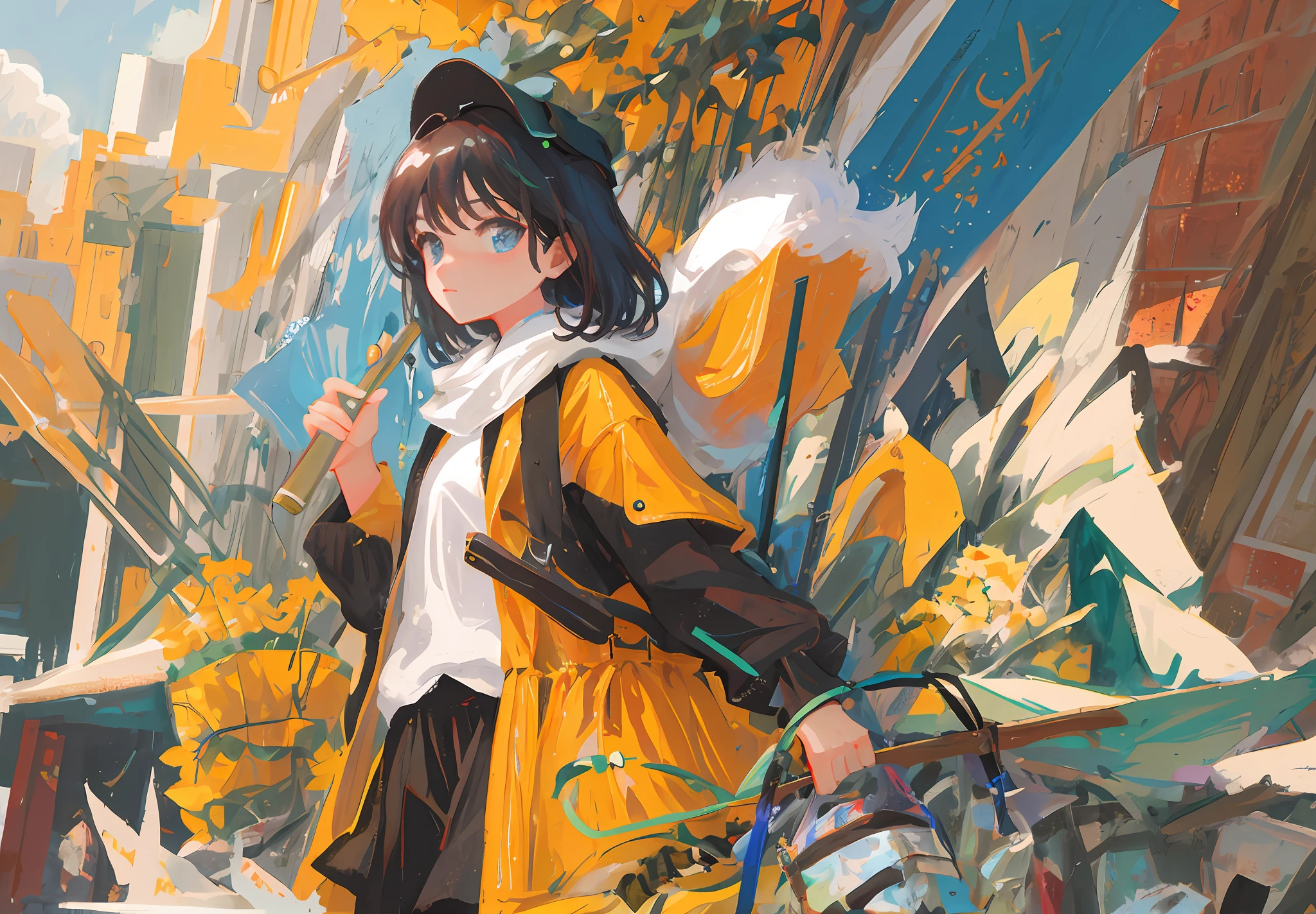 masterpiece, best quality, super detailed, illustration, portrait, 1girl