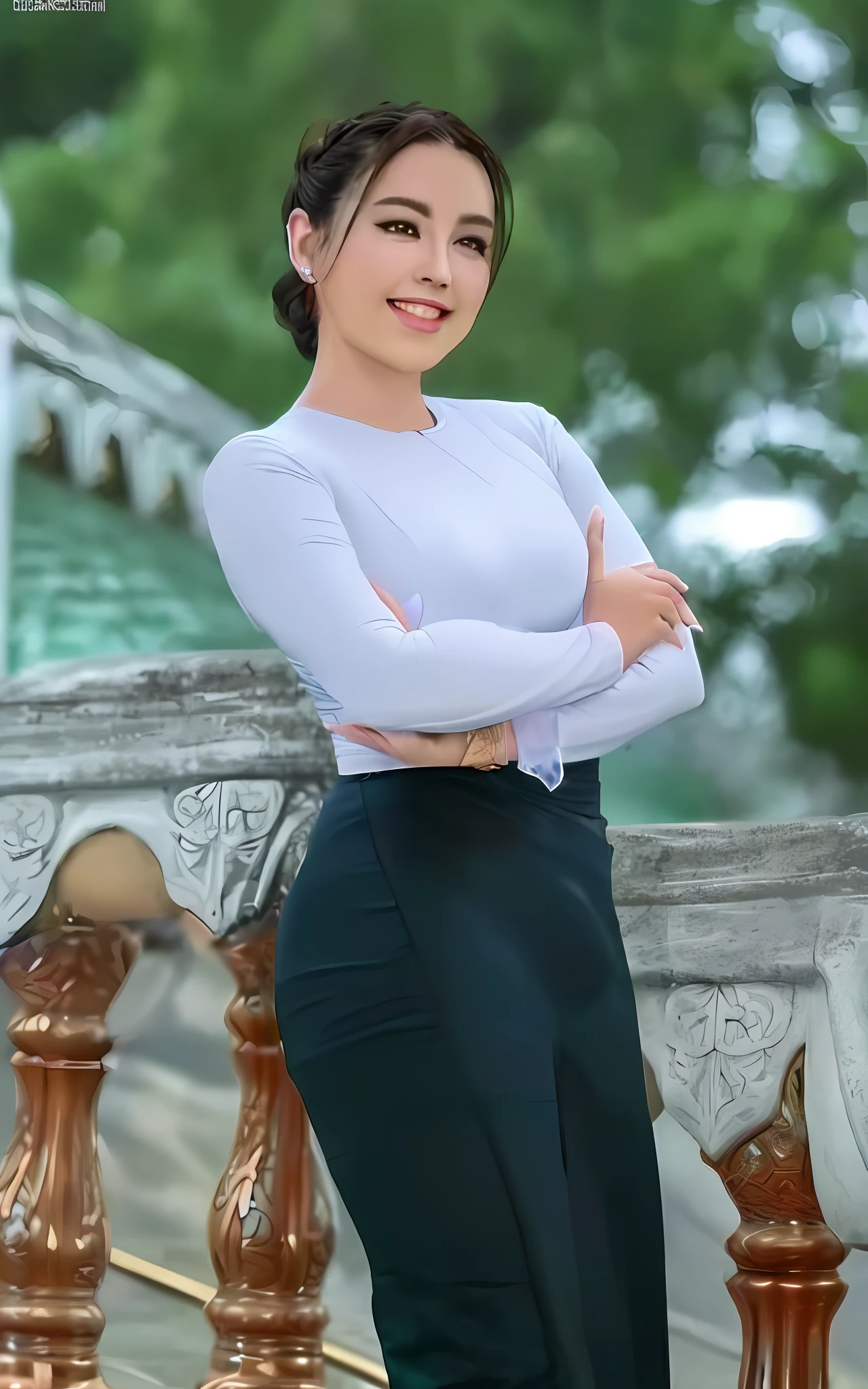 (((glow skin))), skin details, (((massive breasts))), breasts details, (((thick ass))), ass performance details, 32k res,