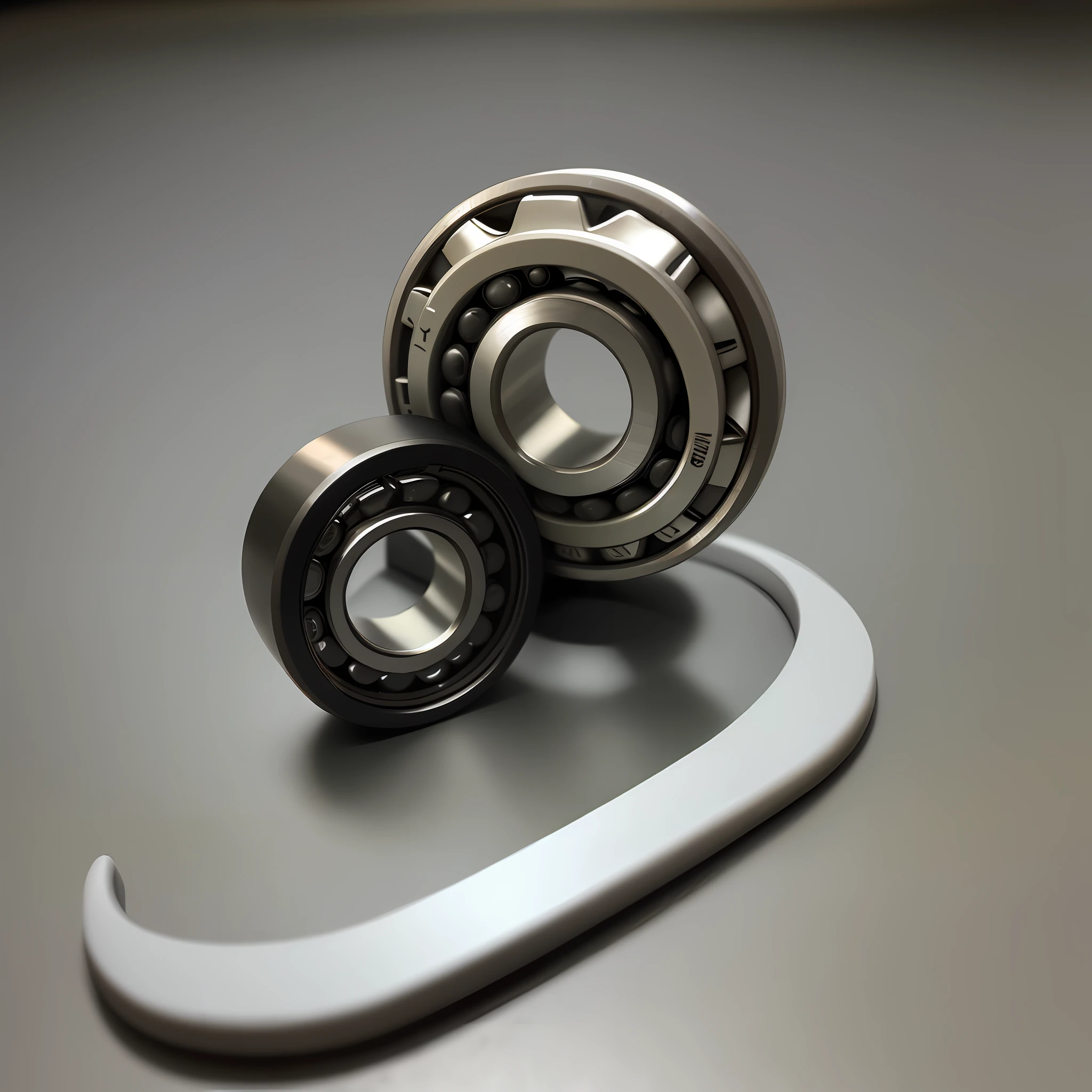 (better quality), (better detailed), (realistic) bearings made of ceramic.