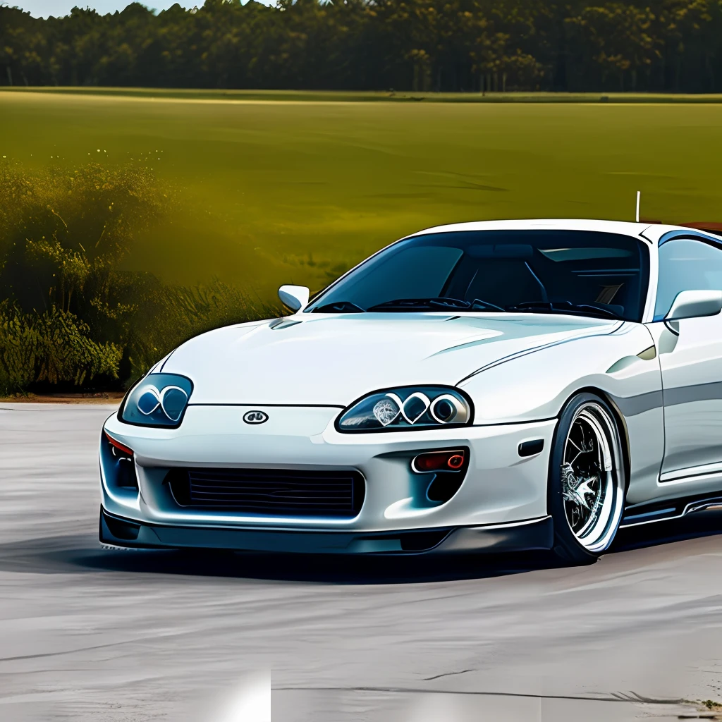 Toyota supra and a gtr together