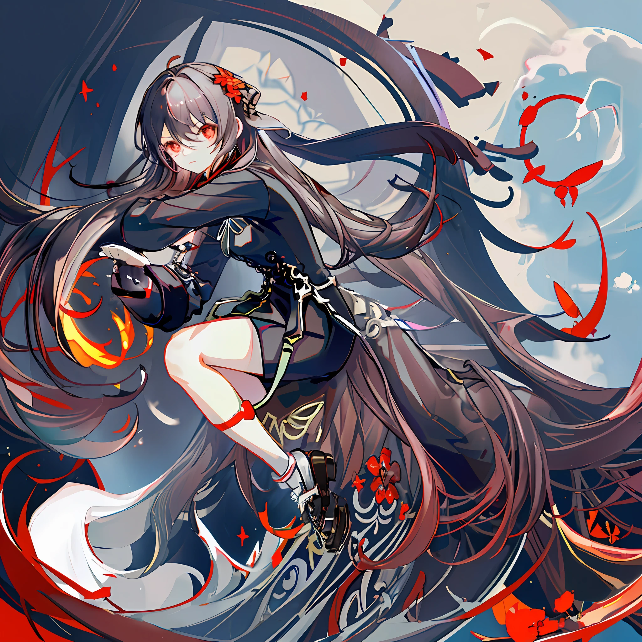 (masterpiece), (best quality), (ultra detailed), 1girl, red eyes