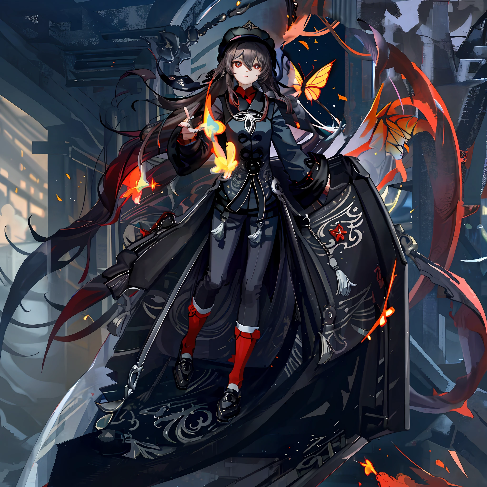 Fire butterflies
