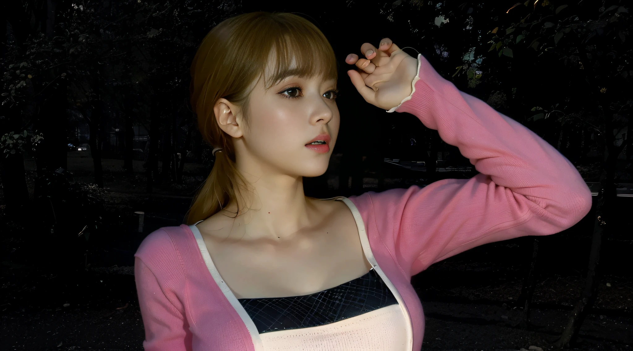 (8k, Best Quality, Masterpiece: 1.2), (Realistic, Photorealistic: 1.37), Super Detailed, Best Quality, Super High Resolution, Professional Lighting, Photon Mapping, Radiosity, Physically Based Rendering, Cinematic Lighting , basketball court, depth of field, focus, sun rays, good composition, (bokeh: 1.2), 1 girl, (whole body), (closed mouth), beautiful eyes, pose, constriction, basketball uniform, black hair , messy hair, long hair blowing in the wind,(ulzzang-6500:1.2) mix4, hiqcgbody