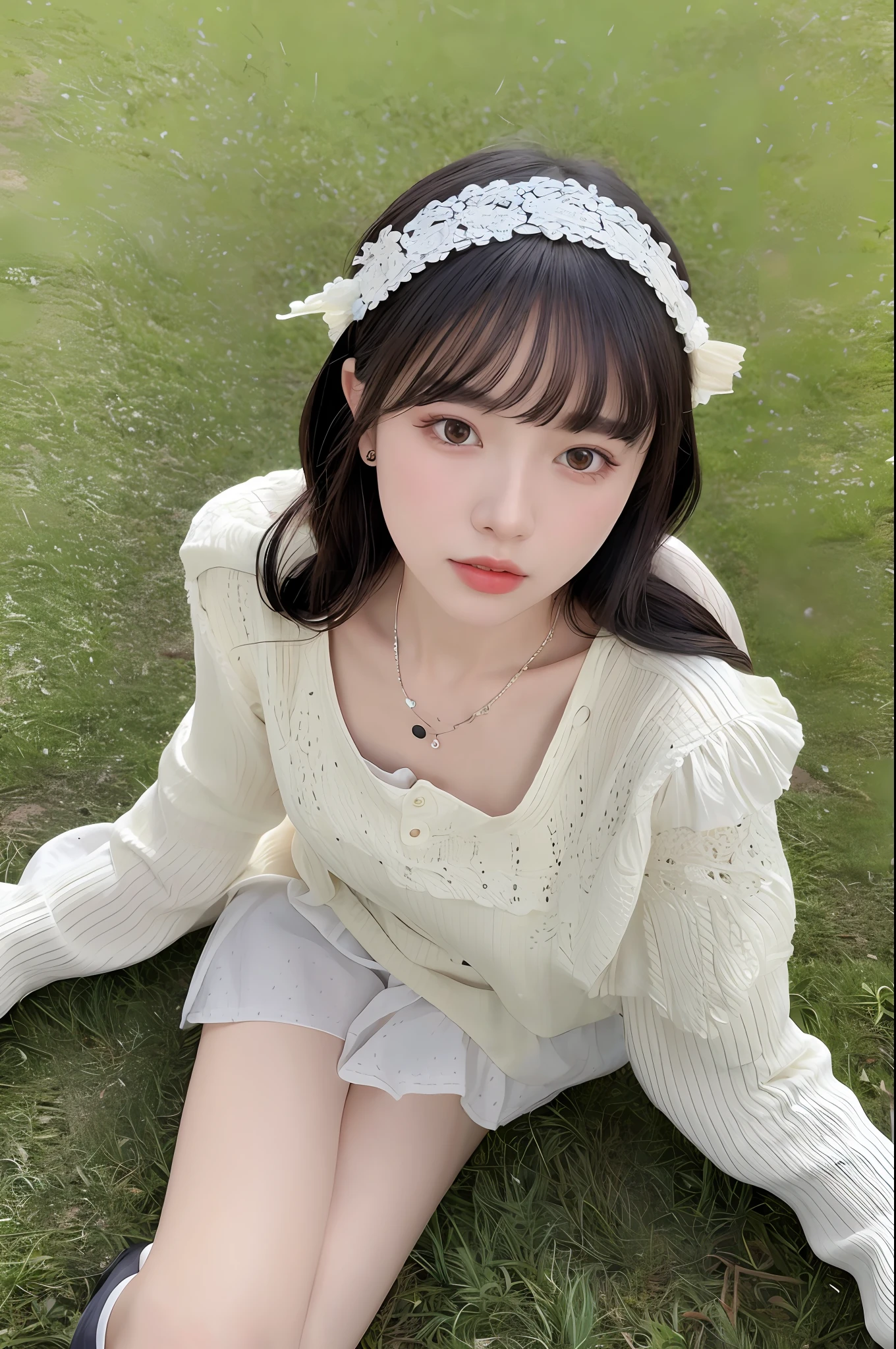 (8K, Best Quality, Masterpiece: 1.2), (Realistic, Realistic, Photo Realistic: 1.37), Ultra-detailed,
Beautiful and delicate eyes, beautiful and delicate nose, outdoors, JK clothing, full body photos