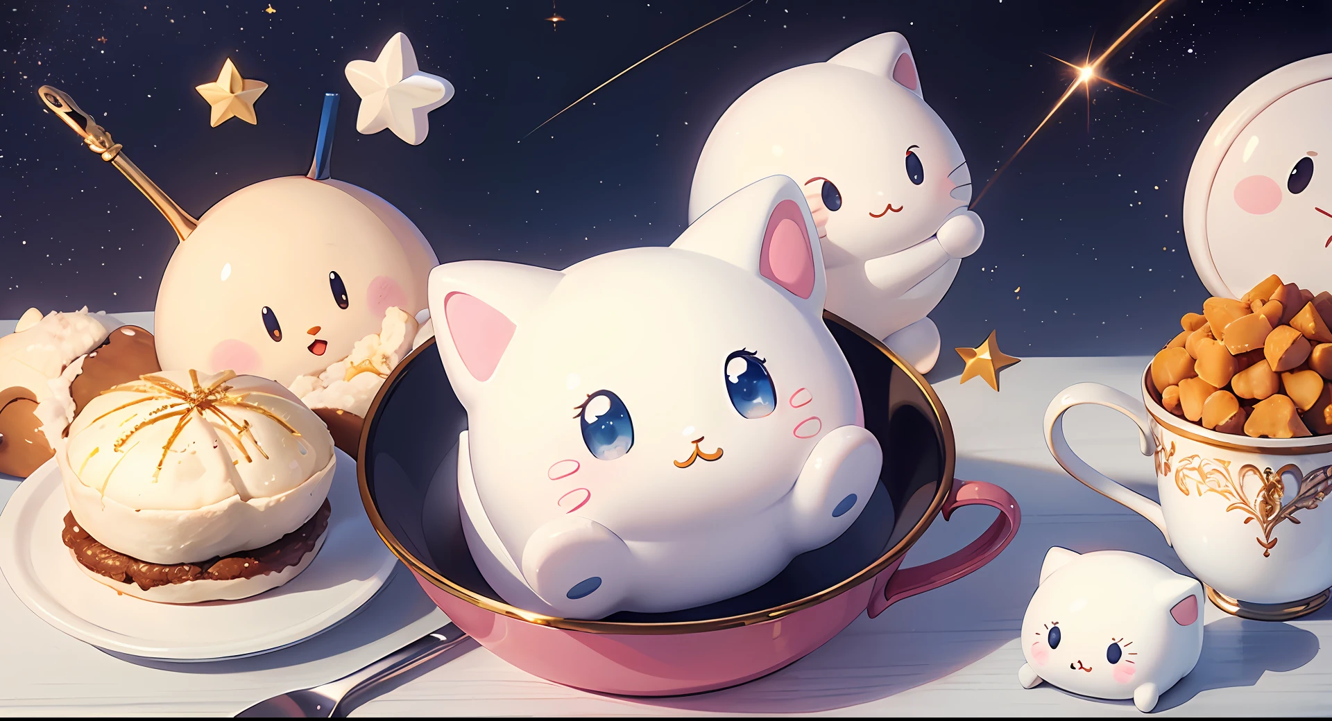 ((masterpiece)), 64k, highest quality, Sanrio character, Cinnamoroll