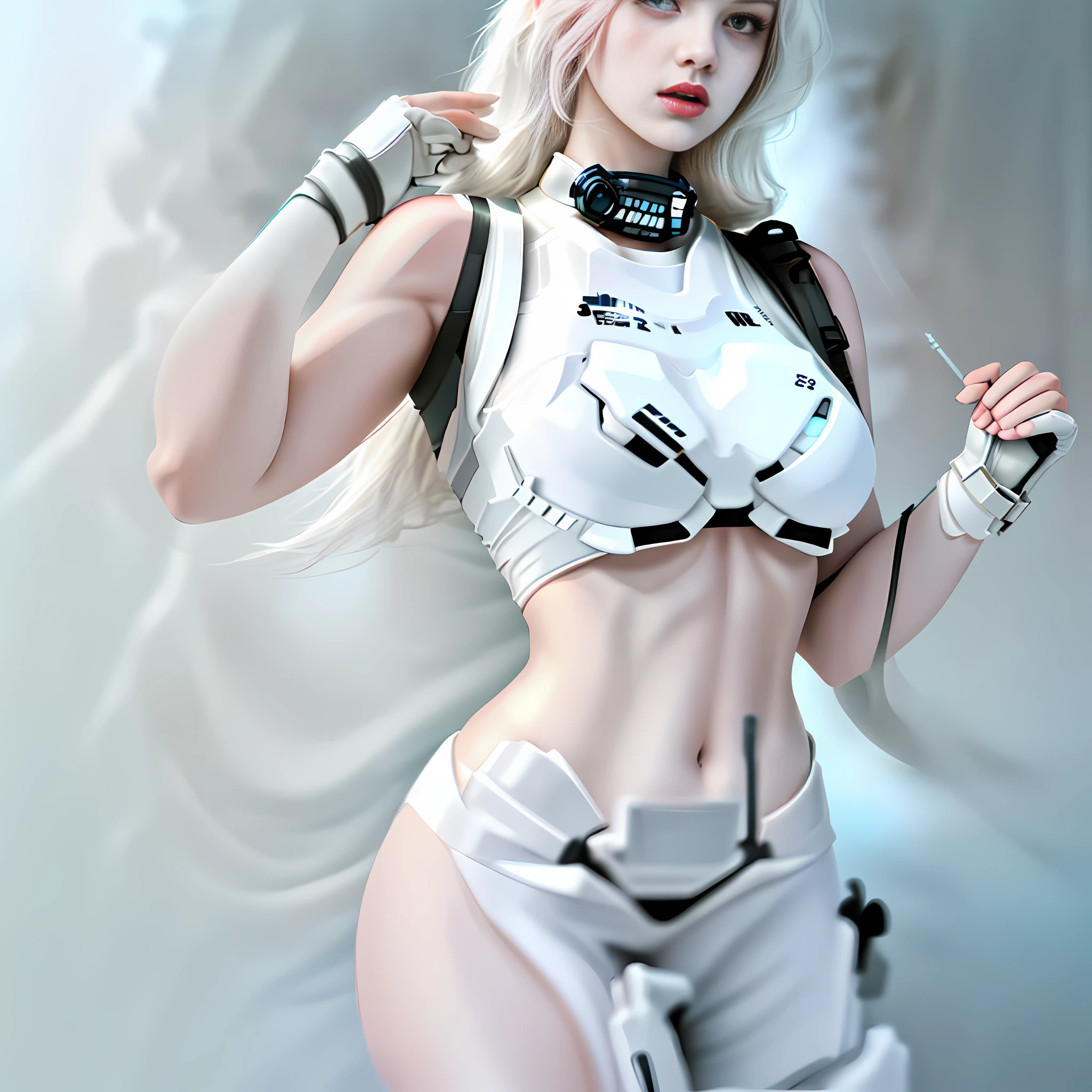 Fit girl in a stormtrooper outfit, exposed belly, large breast, full
body, Cinematic, Photography, Sharp, Hasselblad, Dramatic
Lighting, Depth of field, Medium shot, Soft color palette, 80mm,
Incredibly high detailed, Lightroom gallery
painting,