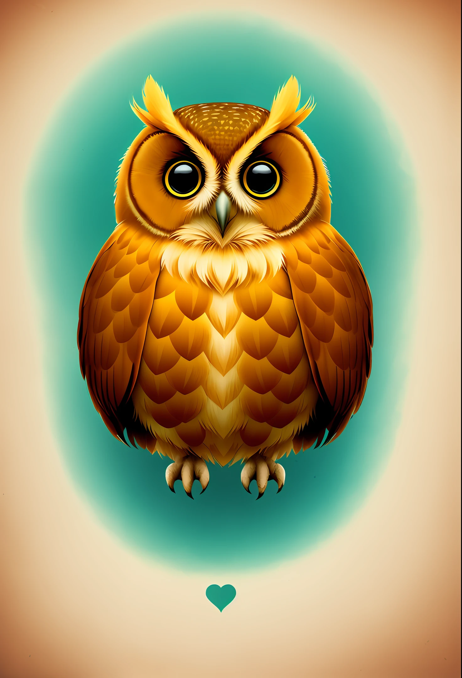 Create an owl image to print