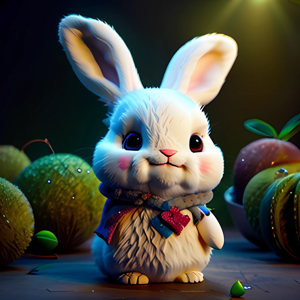 Create a bunny image for print