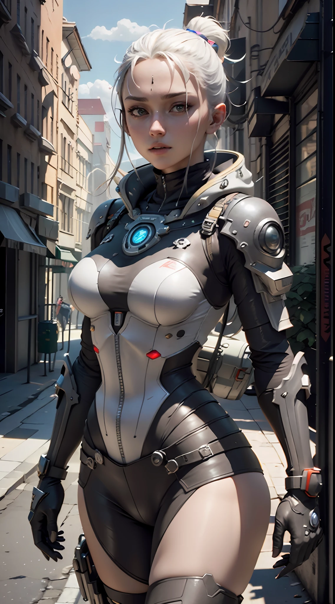 ((Best quality)), ((masterpiece)), (detailed:1.4), 3D, an image of a beautiful cyberpunk female,HDR (High Dynamic Range),Ray Tracing,NVIDIA RTX,Super-Resolution,Unreal 5,Subsurface scattering,PBR Texturing,Post-processing,Anisotropic Filtering,Depth-of-field,Maximum clarity and sharpness,Multi-layered textures,Albedo and Specular maps,Surface shading,Accurate simulation of light-material interaction,Perfect proportions,Octane Render,Two-tone lighting,Wide aperture,Low ISO,White balance,Rule of thirds,8K RAW,