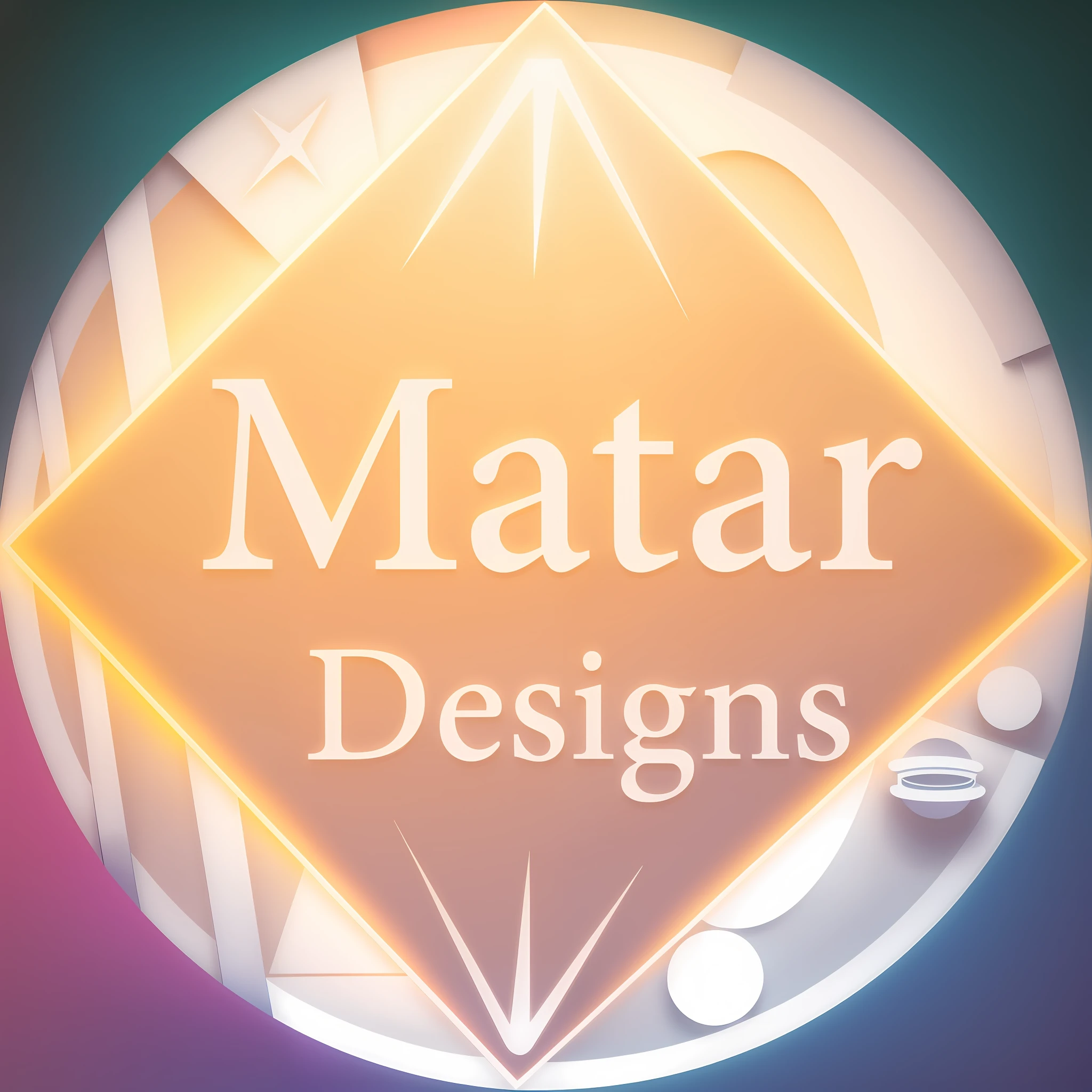 there is 2d text, masterpiece logo , masterpiece, minimal 2d, clean , award winning logo ,best quality, high contrast, low light, soft light,illustrator art, photo composition, 4k, full frame,geometry, hexagon