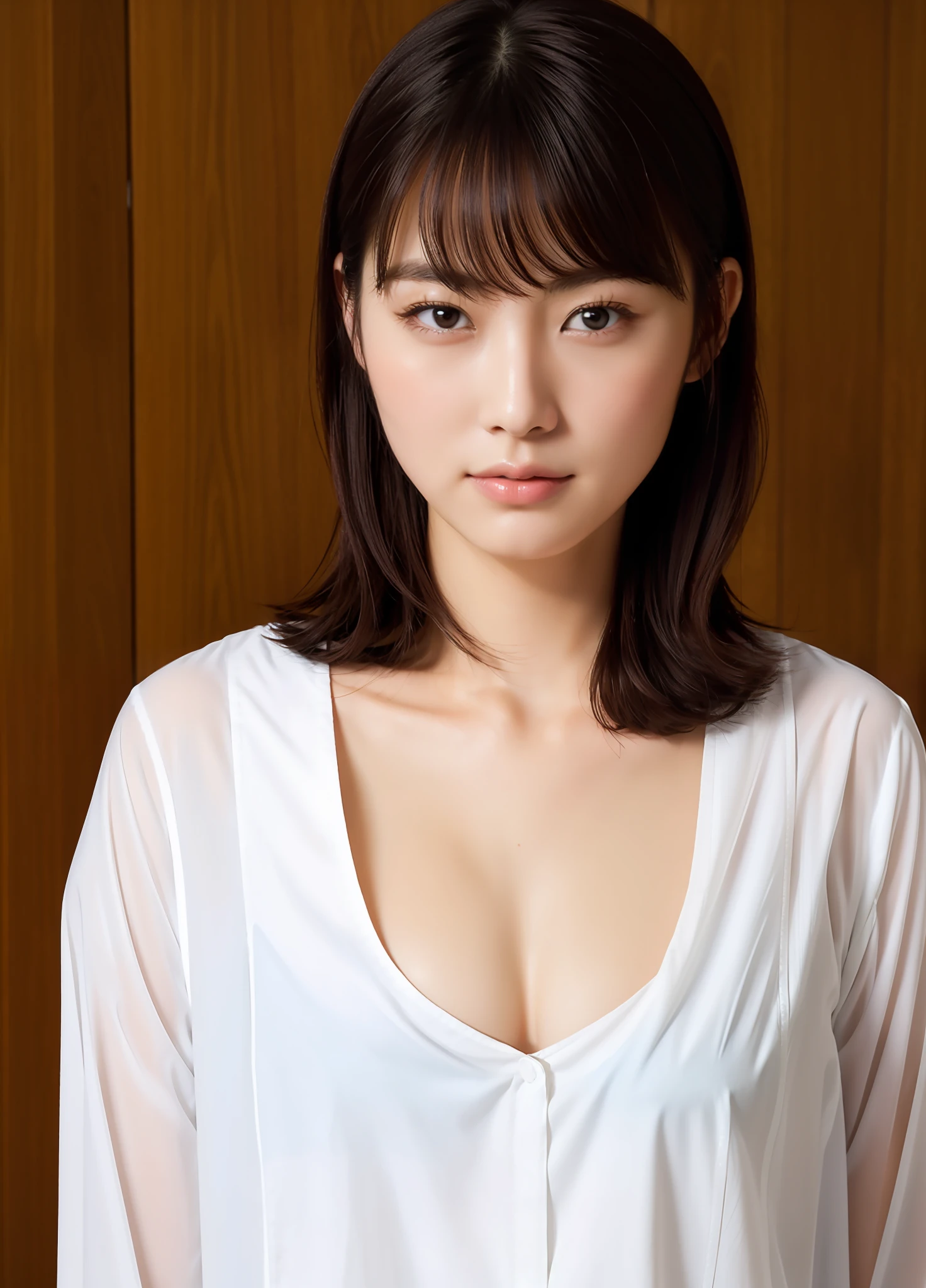 masterpiece, top quality, top, 1 girl, asian, beautiful face, breast focus, big,