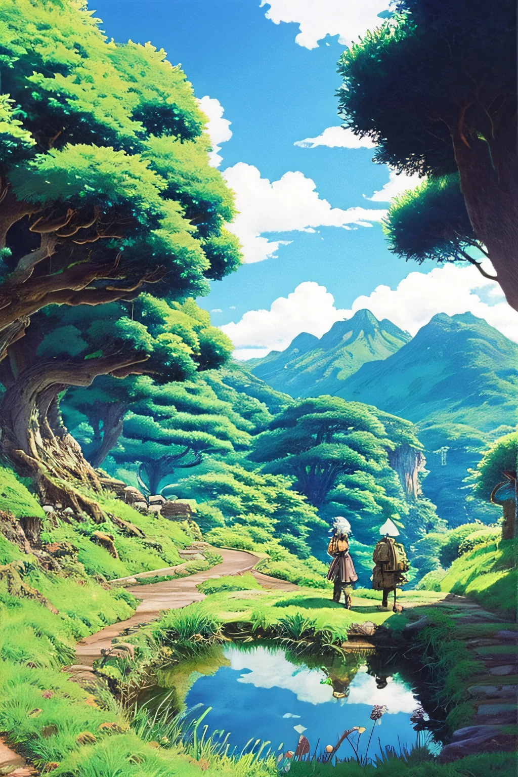 Dragon Quest Landscape Field Ghibli Peace