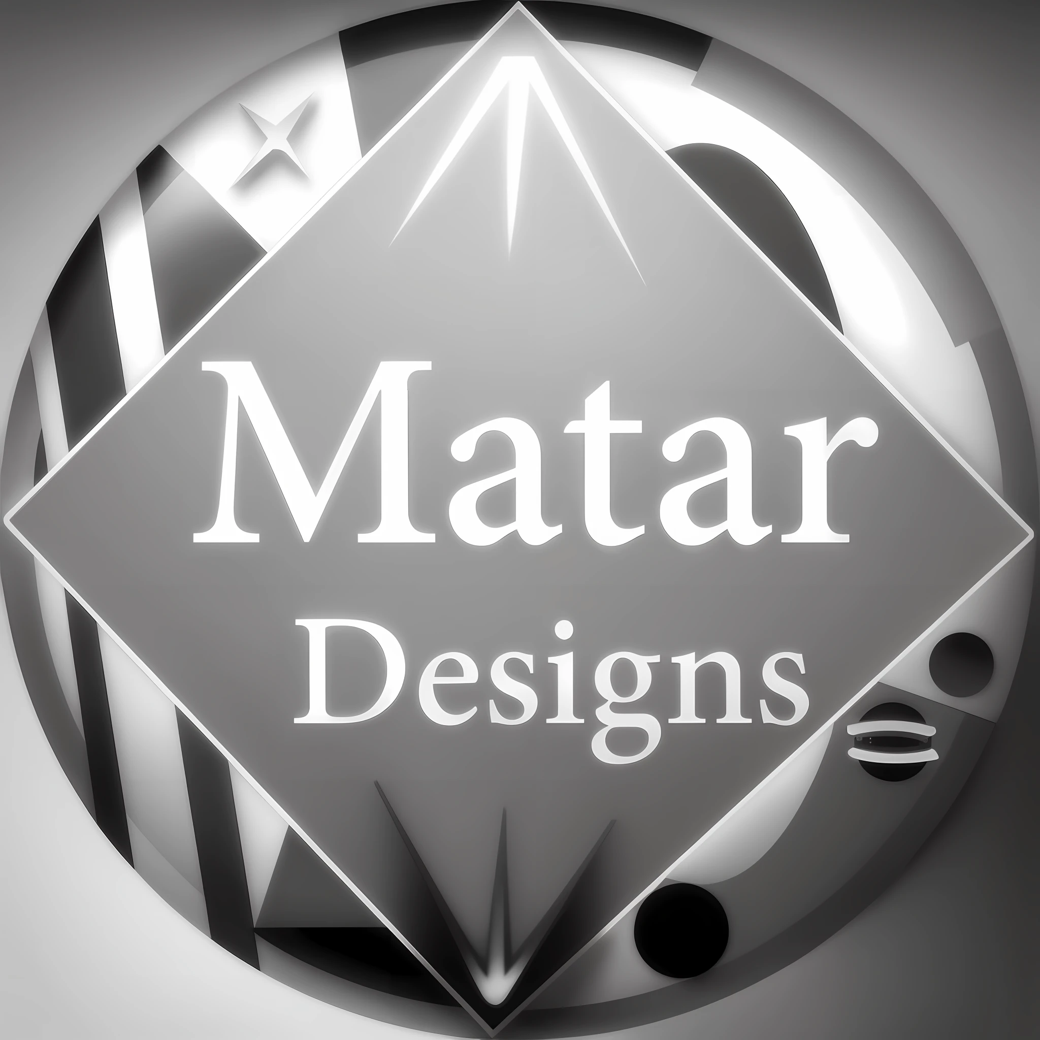 there is 2d text, masterpiece logo , masterpiece, minimal 2d, clean , quaintness, striking award winning logo ,best quality, high contrast, low brightness, eye soothing, comfortable,dark theme, refreshing, photo composition, 4k, full frame,geometry,hexagon, no shadow, shadowless,deep dark, b&w