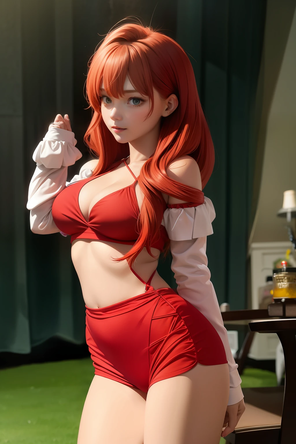 Best picture quality, masterpiece-level creation, protagonist redhead.