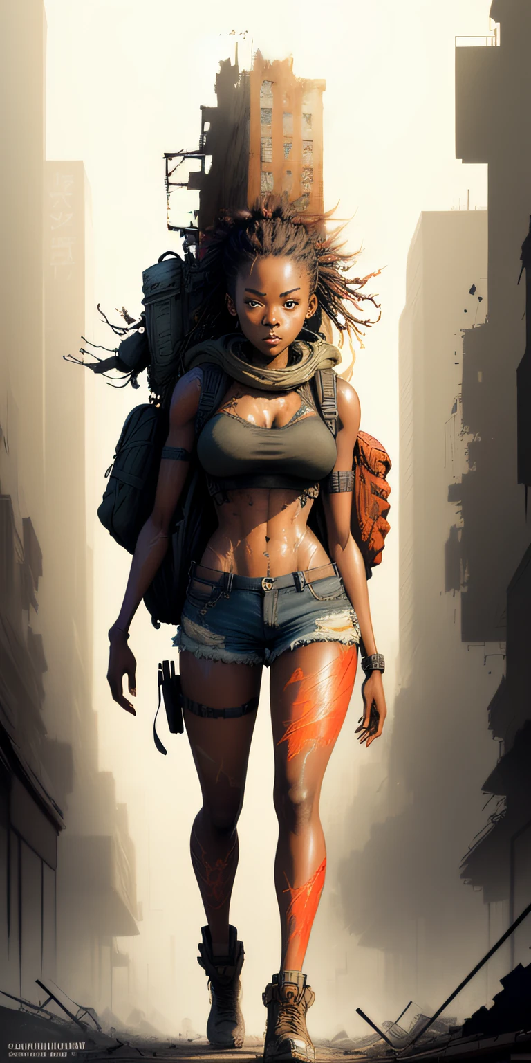 image background, abandoned city