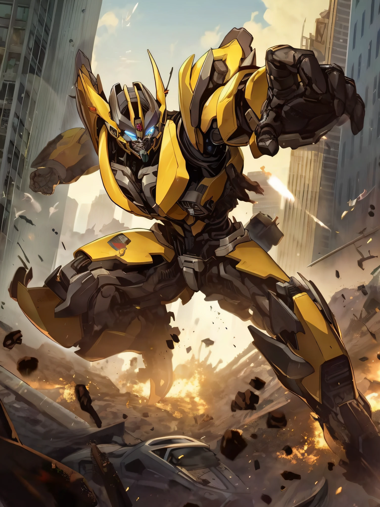 transformers bumr from the movie transformers the movie, bumblebee, based on bumblebee, from transformers, yellow mech, transformers cinematic universe, transformer, in the movie transformers, transformers, akira and bumblebee, transformers generation one, official art, transformers movie style tech, transformers!!!!!!!!!!!!!, transformers : the last knight, inspired by Marek Okon, by Marek Okon