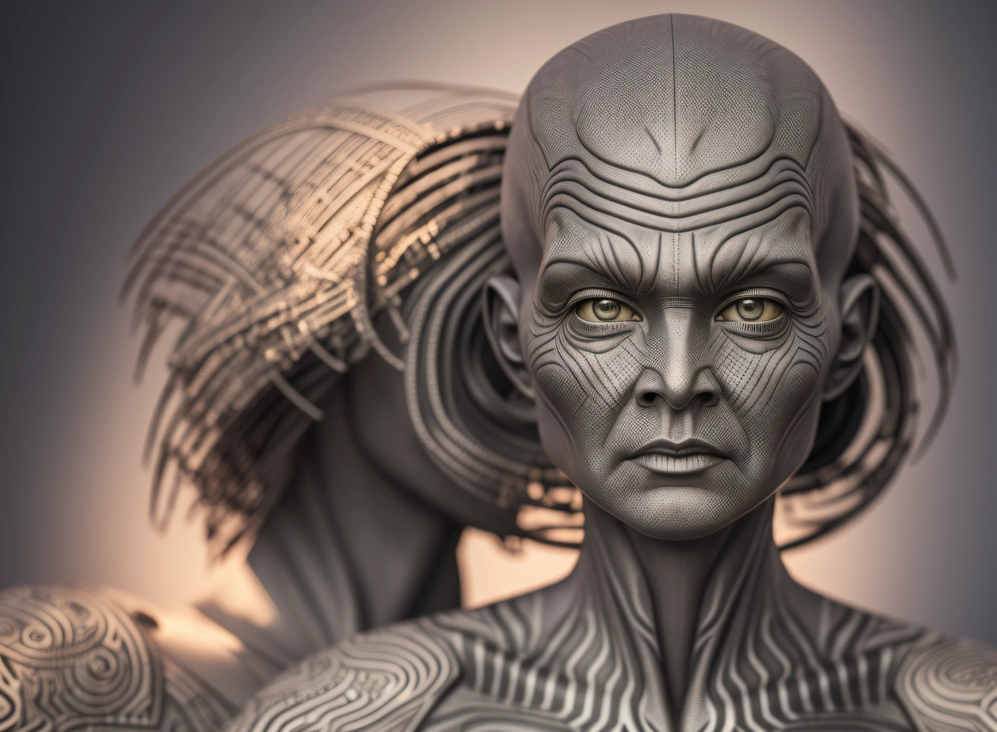 grey alien well detailed, pointing finger forward intricate, full body, intricate (((solo))), no background, highest definition,, 8k, photorealism, stlye portrait