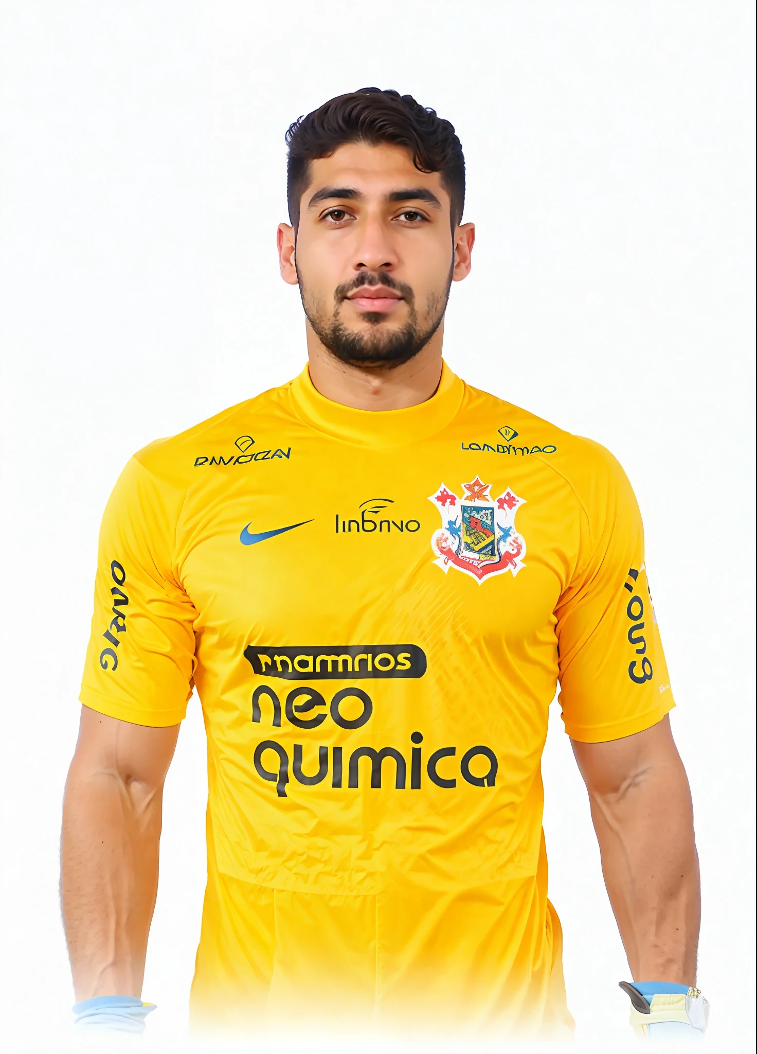 a man in a yellow shirt and blue gloves standing, carmelo blandino, juanjo guarnido, luis melo, caio santos, luiz escanuela, dan dos santos, danilo torres, toni infante, duncan fegredo, daniel mirante, salustiano garcia cruz, gui guimaraes, nekro borja