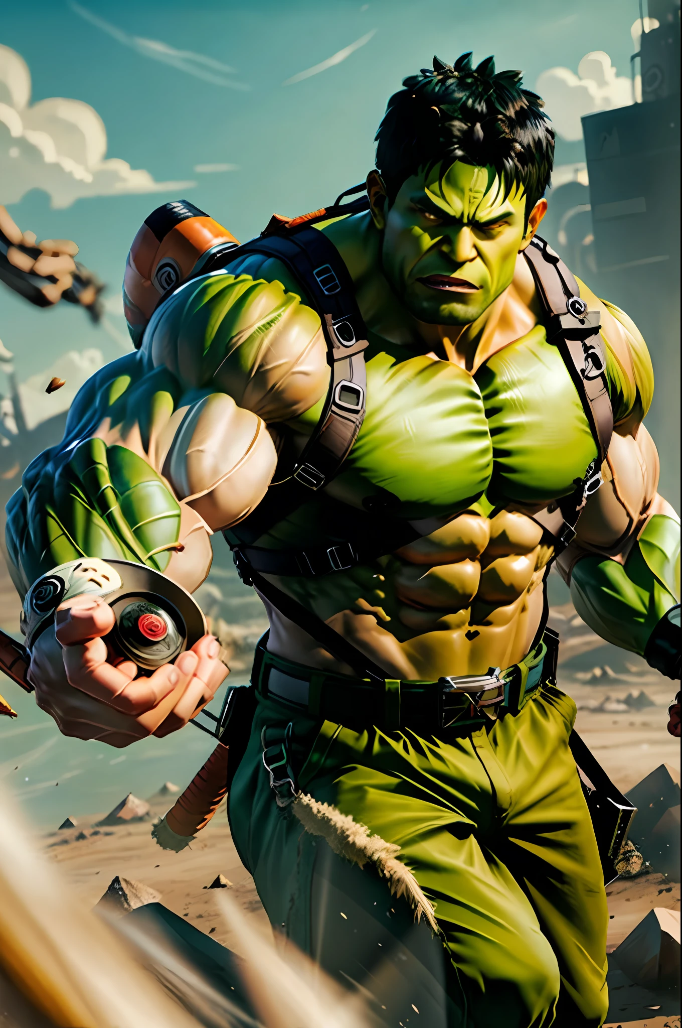 Hulk With Naruto