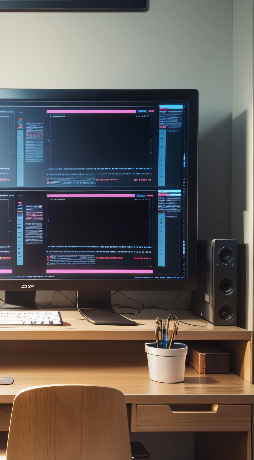 UX panel with two monitors