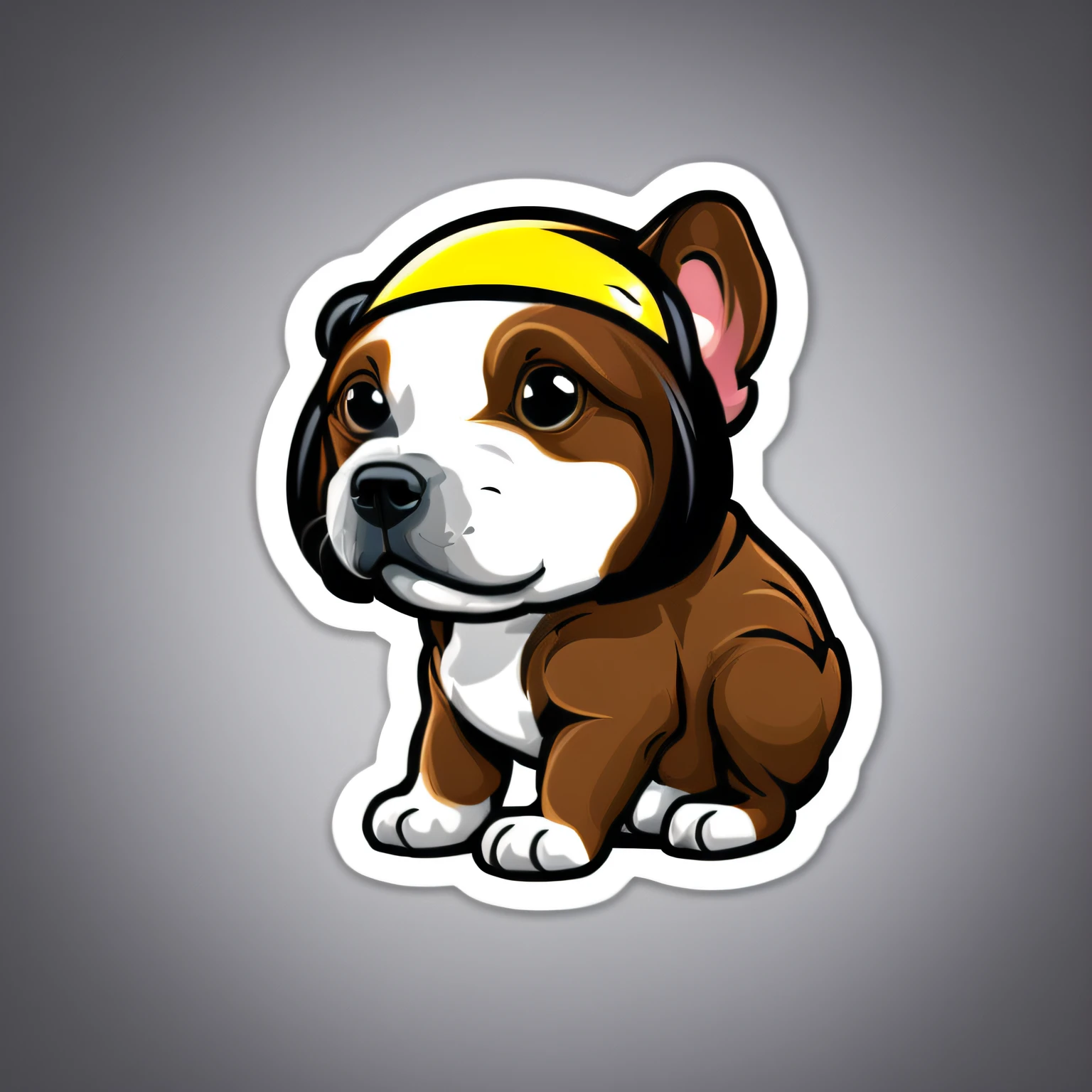"((((Sticker)))), ((cute dog cartoon)), ((white background)), ((Vermeer style)), ((12K)), ((high quality)), ((HD)), ((octane render)), ((cinematic lighting))"