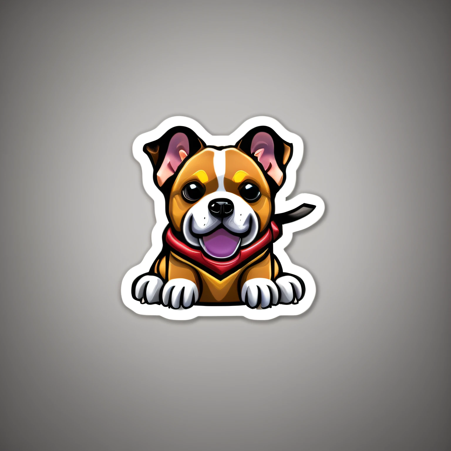"((((Sticker)))), ((cute dog cartoon)), ((white background)), ((Vermeer style)), ((12K)), ((high quality)), ((HD)), ((octane render)), ((cinematic lighting))"