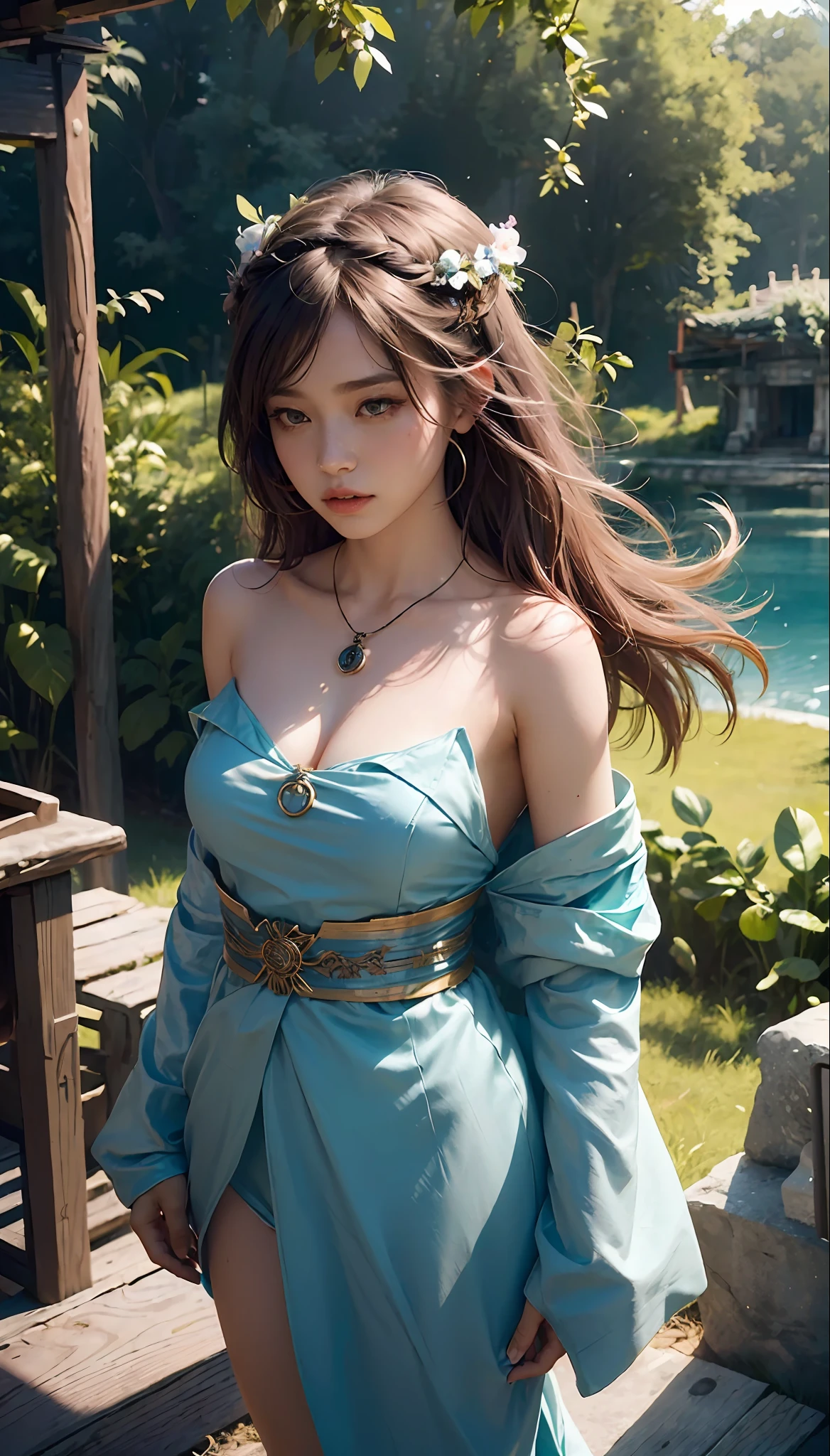 (1girl:1.3),solo,__body-parts__,
official art, unity 8k wallpaper, ultra detailed, beautiful and aesthetic, beautiful, masterpiece, best quality,Fantastical Atmosphere, Calming Palette, Tranquil Mood, Soft Shading,
Miko priestess, charm spell, talisman familiar, shrine maiden duties,