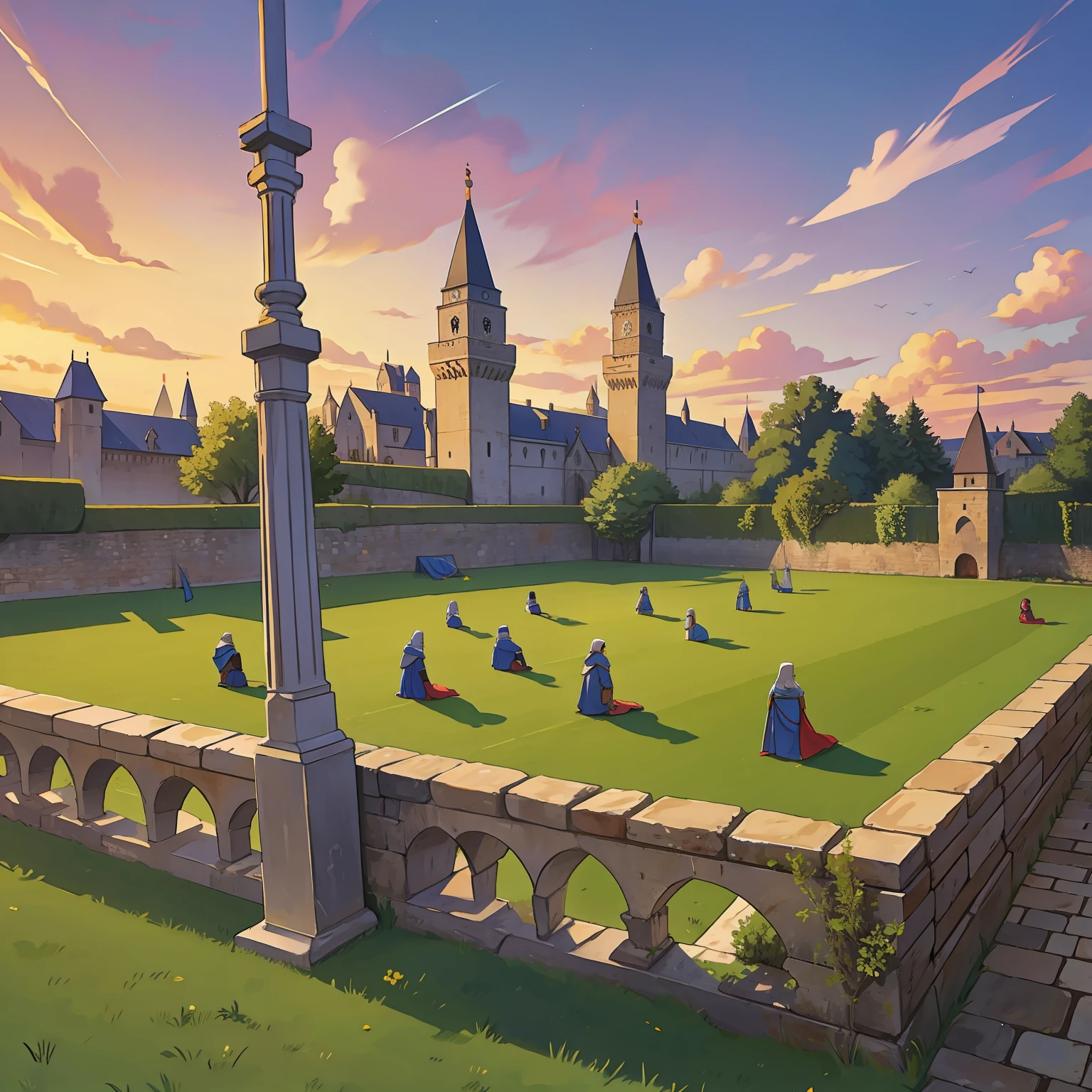 medieval era training ground