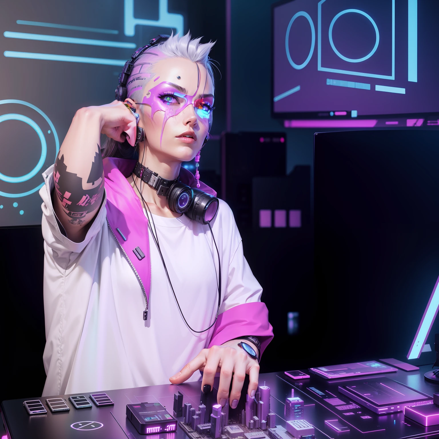 Cyberpunk style
