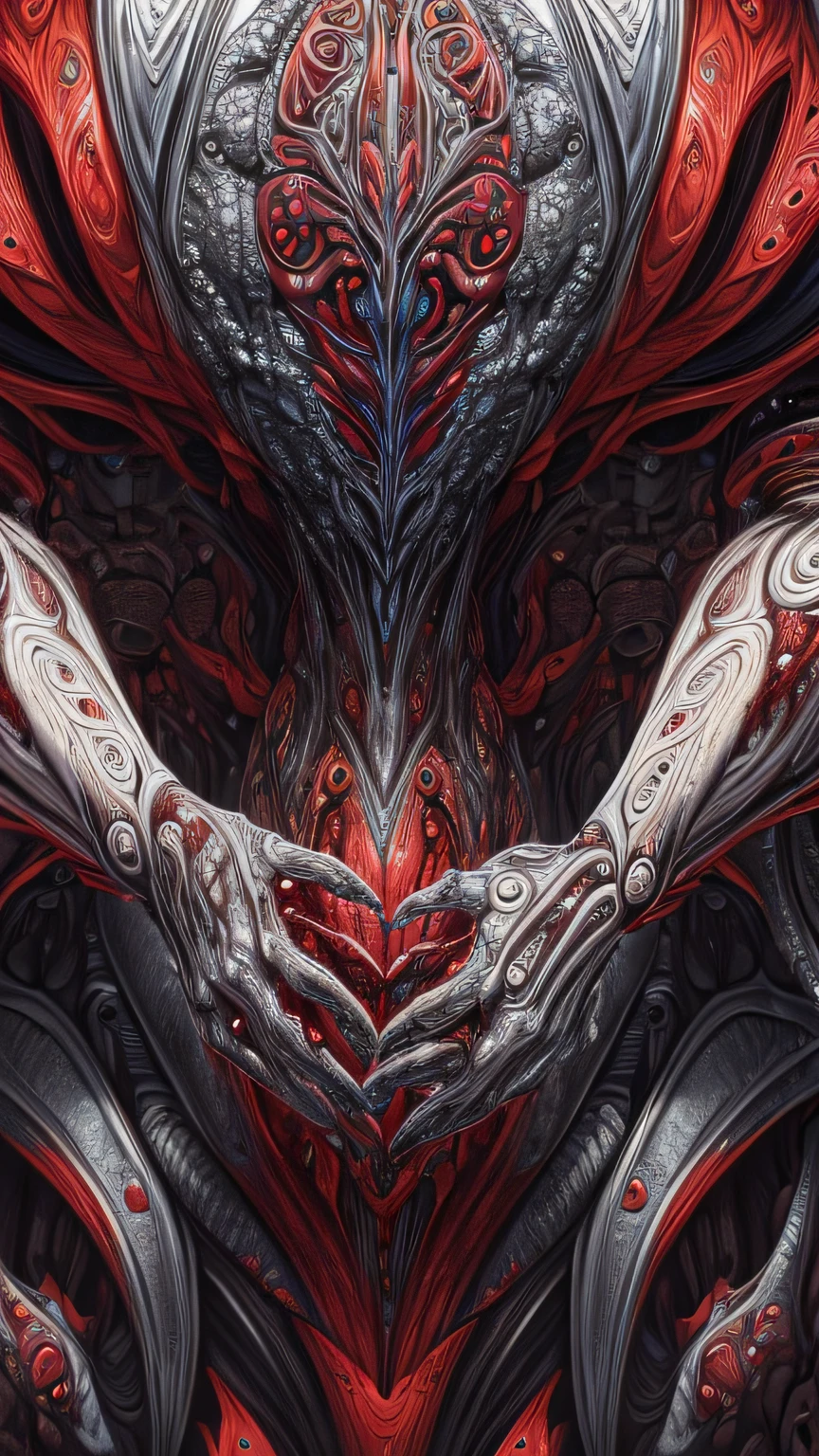 (masterpiece, best quality:1.2),ultra detailed, highest detailed, (body horror:1.4), (biomachine:1.3), (bloody:1.2), living being, (colorful:1.2), Hans Giger, many hands, (zentangle:1.2),