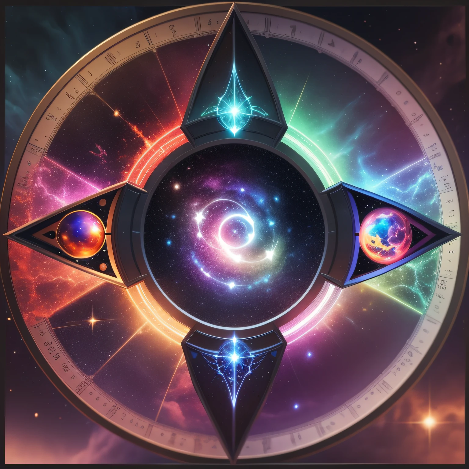 A group of cosmic, very powerful people, each with a different characteristic.