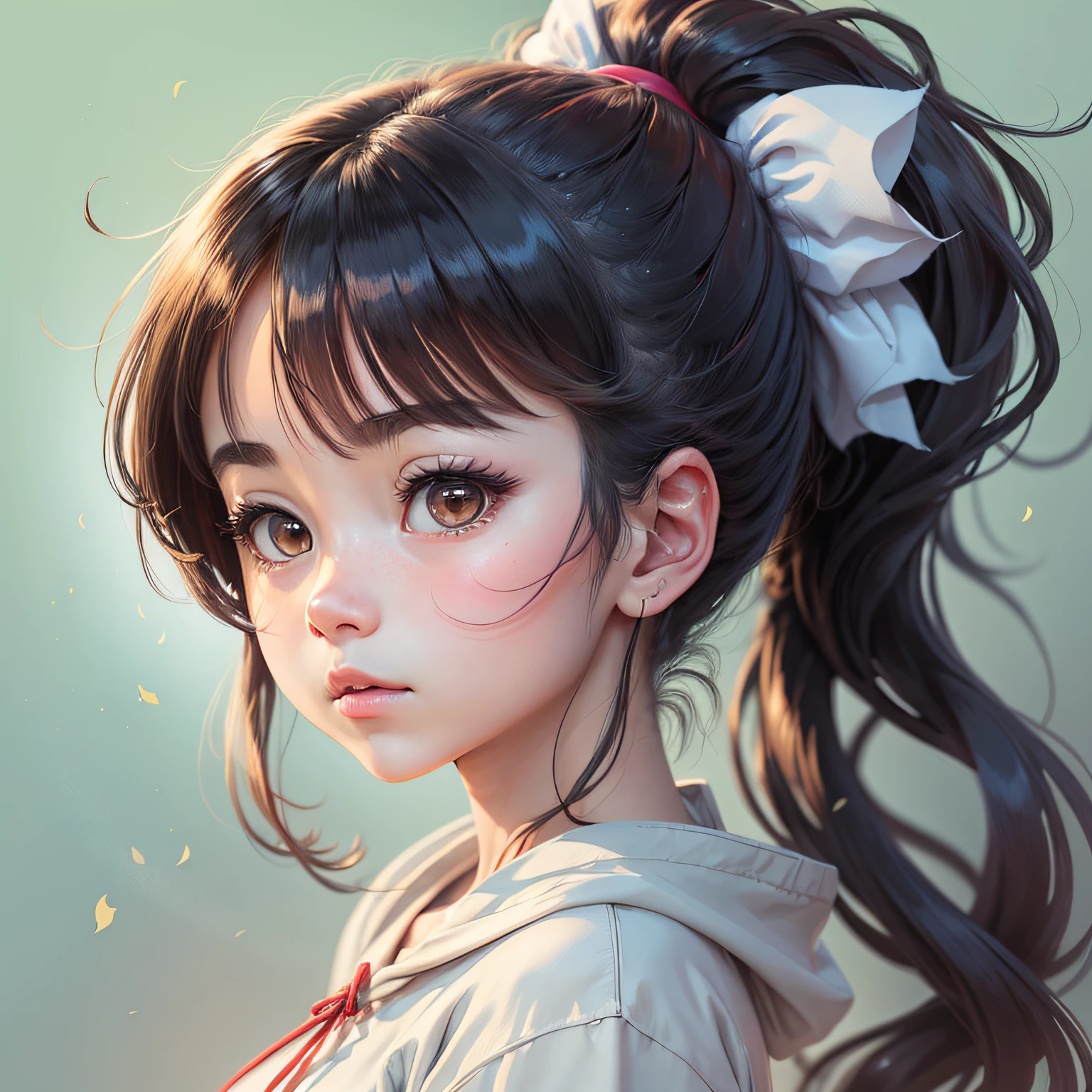 a drawing of a girl with a ponytail and a ponytail, anime face, inspired by Rumiko Takahashi, cute anime face, an anime drawing, drawn in microsoft paint, perfect anime face, in an anime style, loli, kinmoza!, by Naka Bokunen, extremely cute anime girl face, a manga drawing, an anime girl, clean anime outline --auto --s2