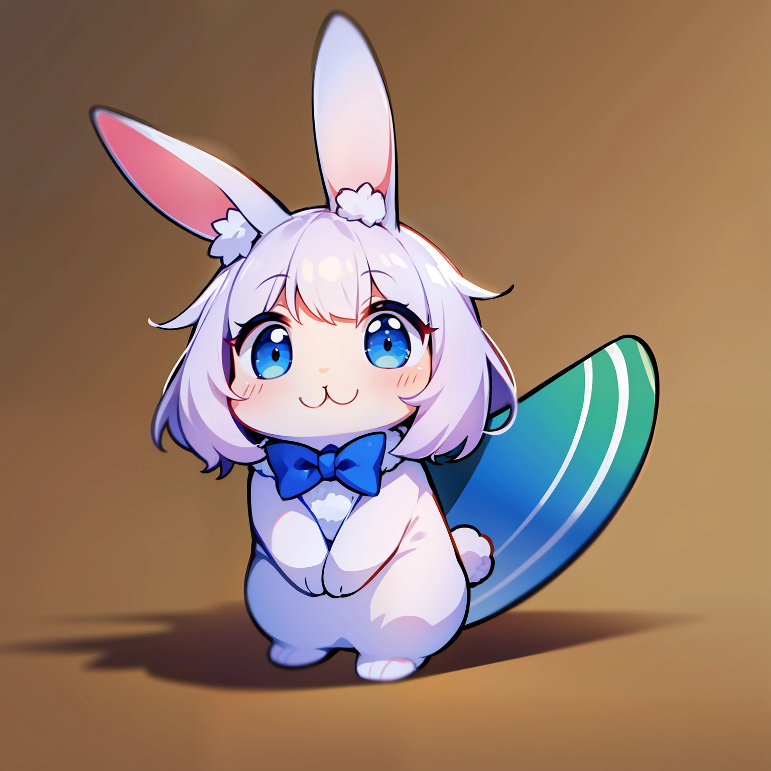 Cute rabbit, hand drawn, multi-pictured