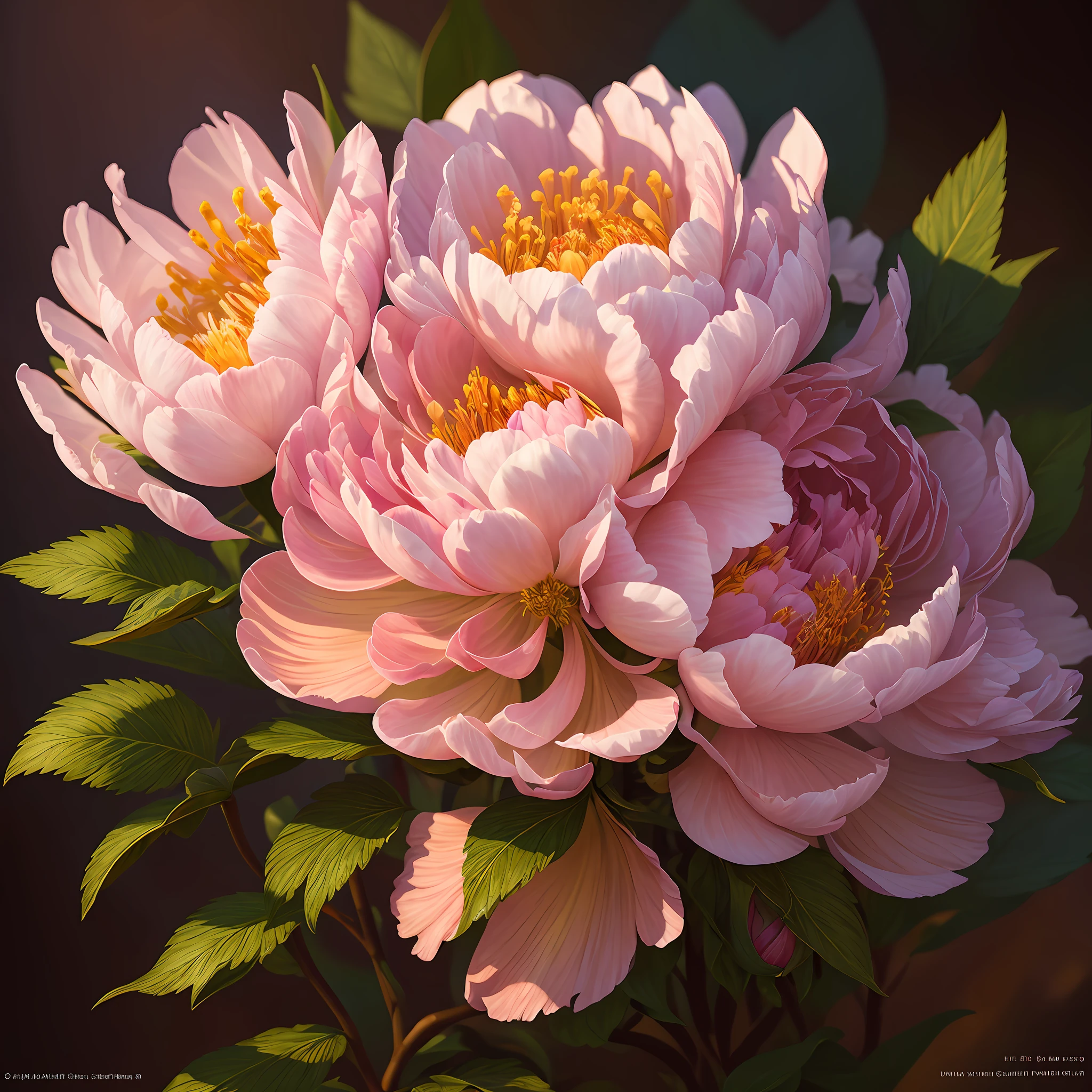 A flower by Casey Weldon, Olga Kvasha, Miho Hirano, hyperdetailed intricately detailed gothic art trending on Artstation triadic colors Unreal Engine 5 detailed matte painting, deep color, fantastical, intricate detail, splash screen, complementary colors, fantasy concept art, 8k resolution, gothic deviantart masterpiece, (dark shot:0.9), art by greg rutkowski and artgerm, soft cinematic light, adobe lightroom, photolab, hdr, intricate, highly detailed, peony