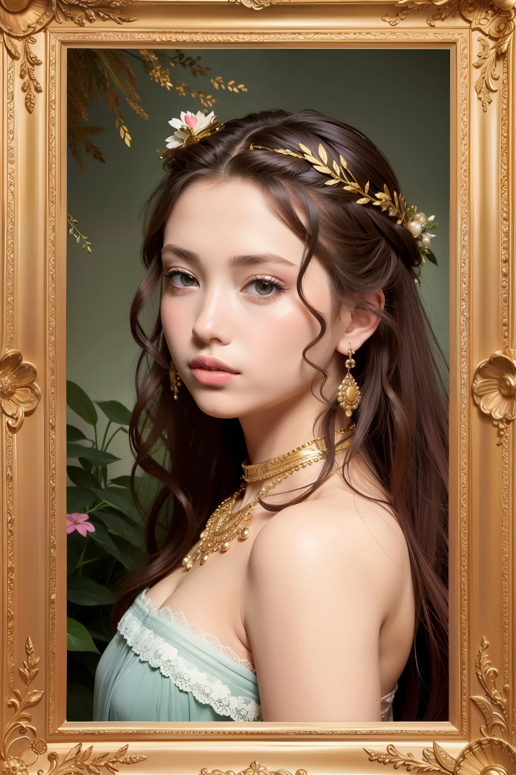 Masterpiece, best quality, portrait of 1girl, Medusa