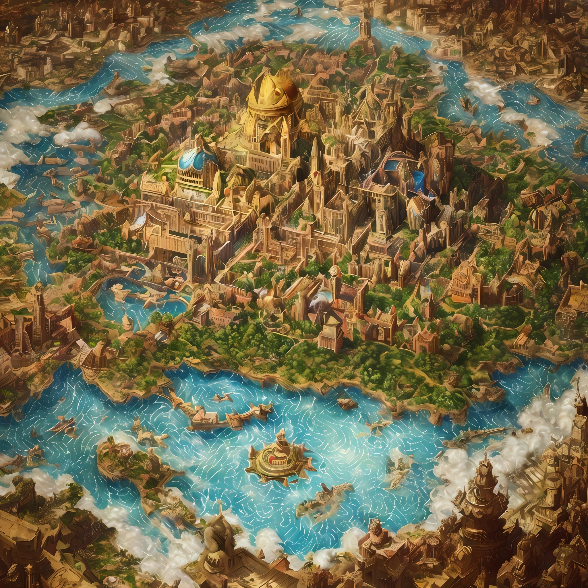 high resolution, best quality, masterpiece, very high image quality, ultra-detailed,
hyperrealistic, 3d, anime illustrations, Northern Renaissance style, The beginning and end of the world, Precise, precise, detailed depiction